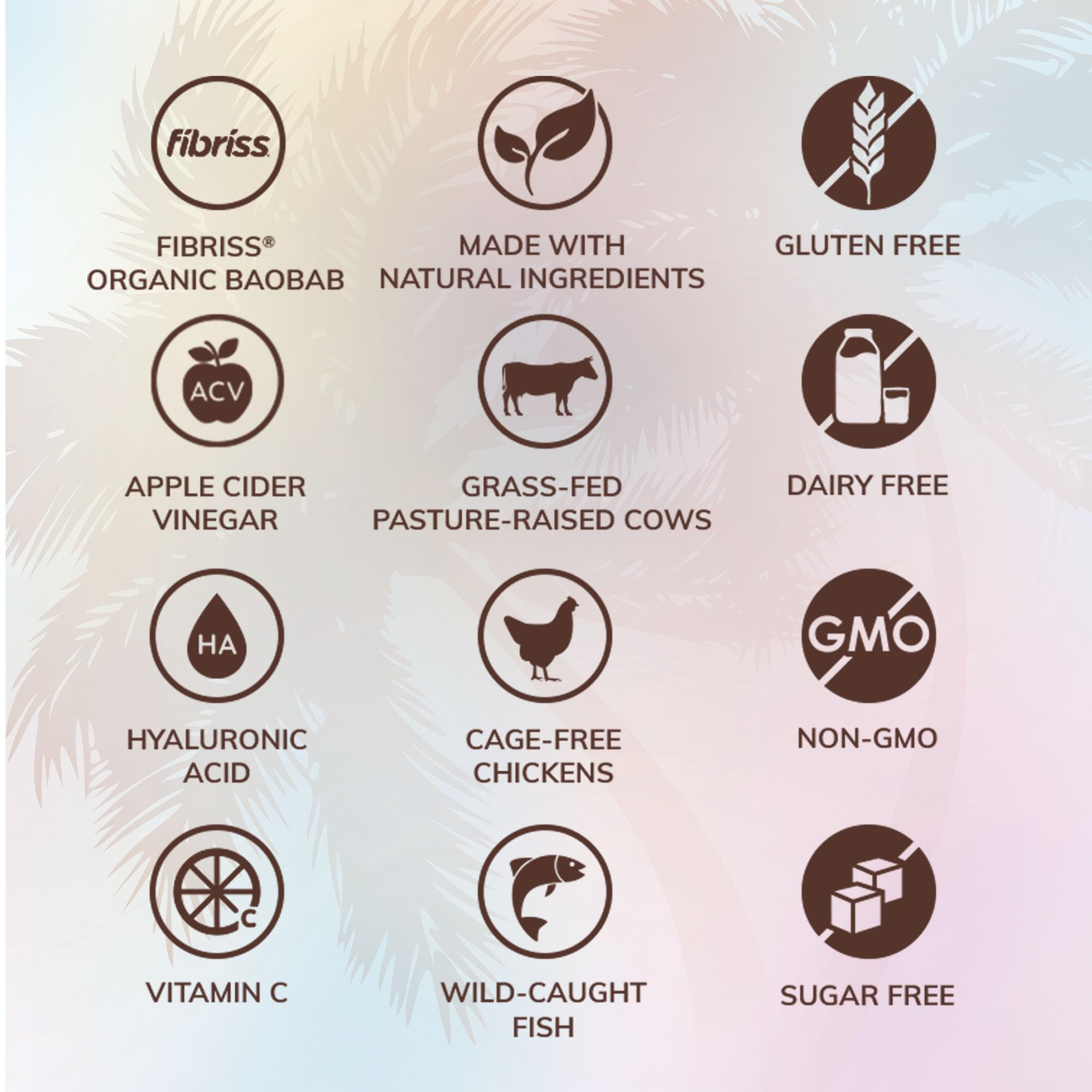 SkinnyFit Super Youth Chocolate Multi-Collagen Peptides + Probiotics, Baobab Fiber SkinnyFit uk supplements