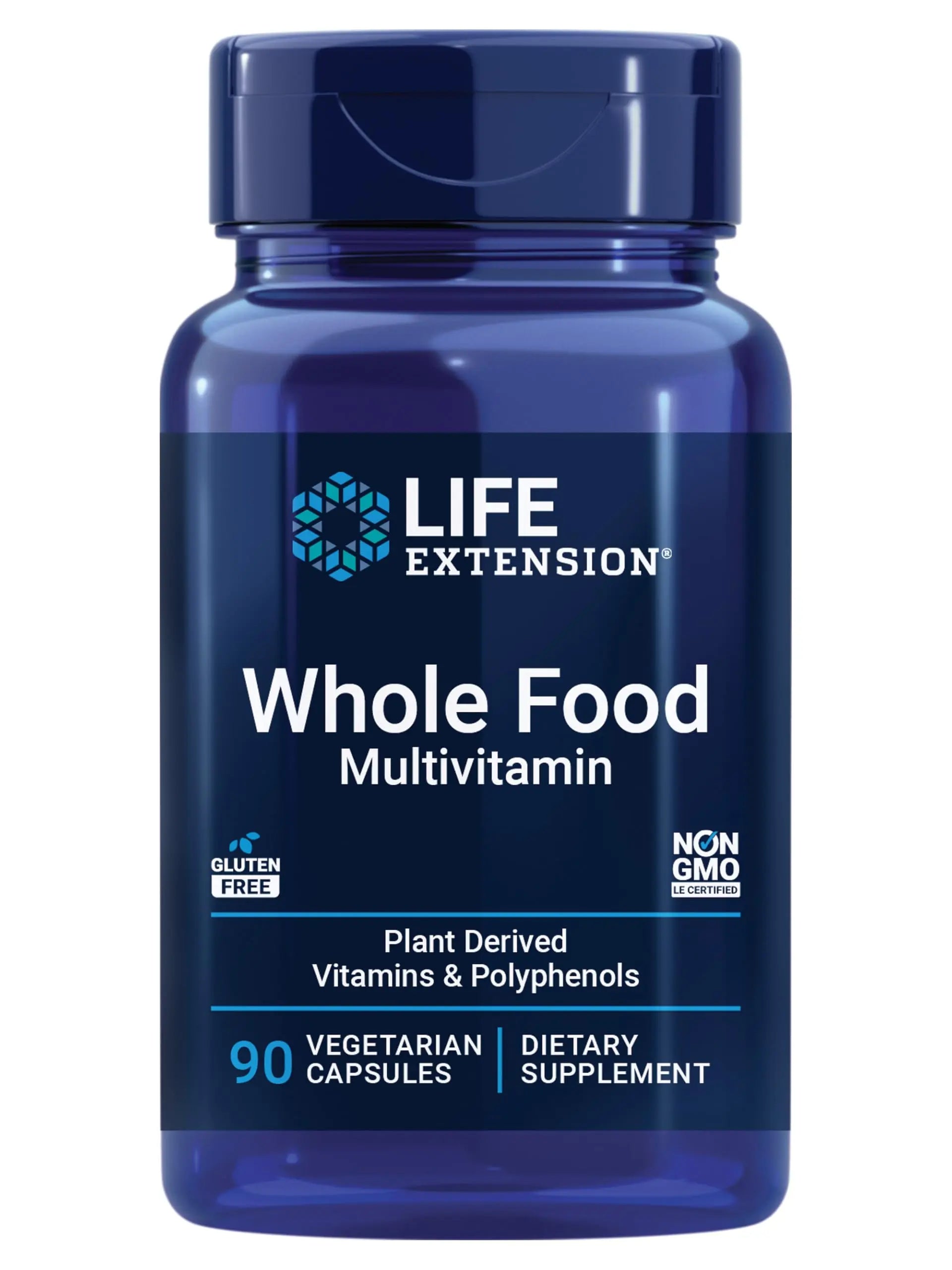 Life Extension Whole Food Multivitamin, Plant-derived Vitamin D3, A, B, C & E, Plus Minerals, Plant extracts, Stay Healthy from Head to Toe Life Extension uk supplements