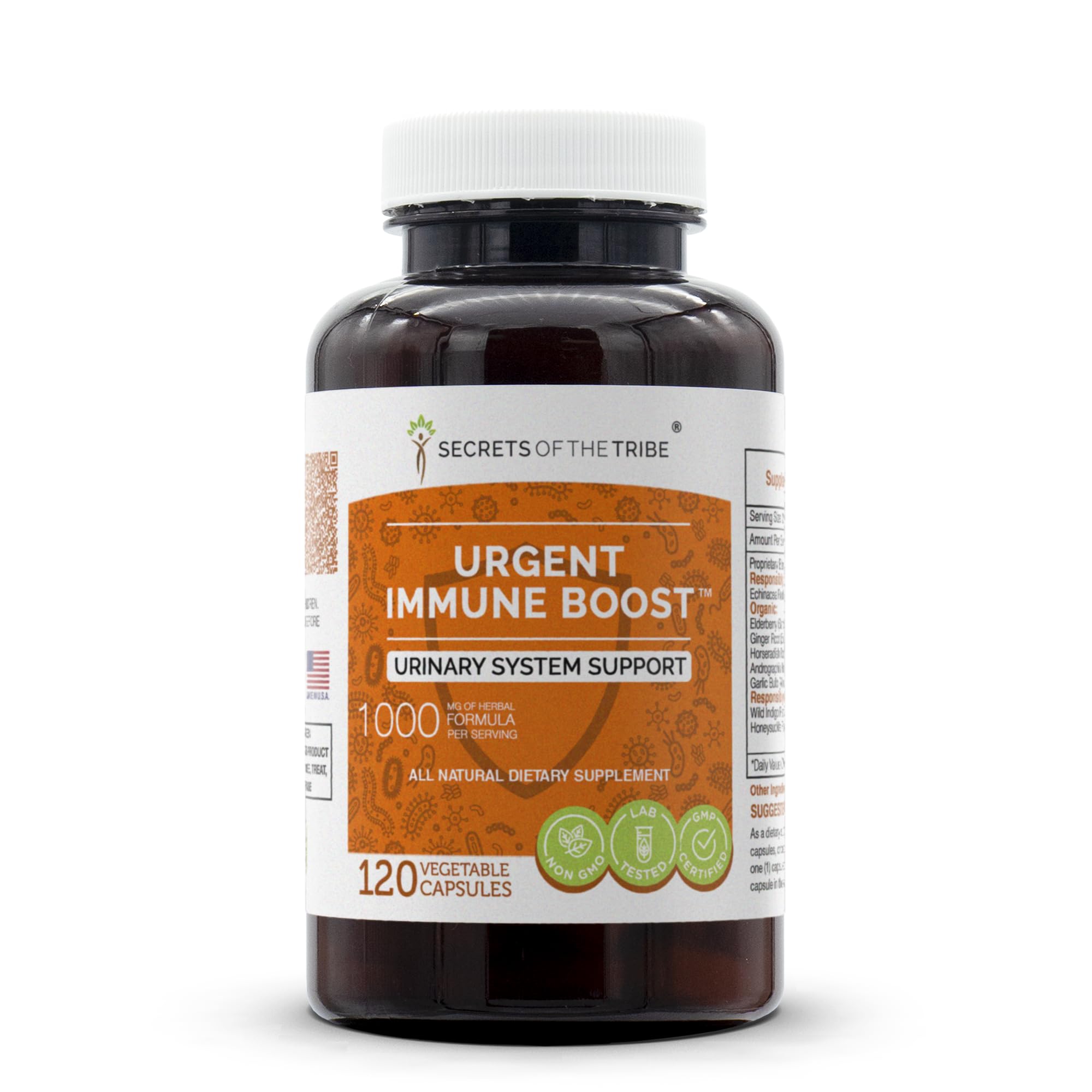 Secrets of the Tribe - Urgent Immune Boost, Immune Boost Formula, Herbal Supplement Blend (120 Capsules) Secrets of the Tribe uk supplements