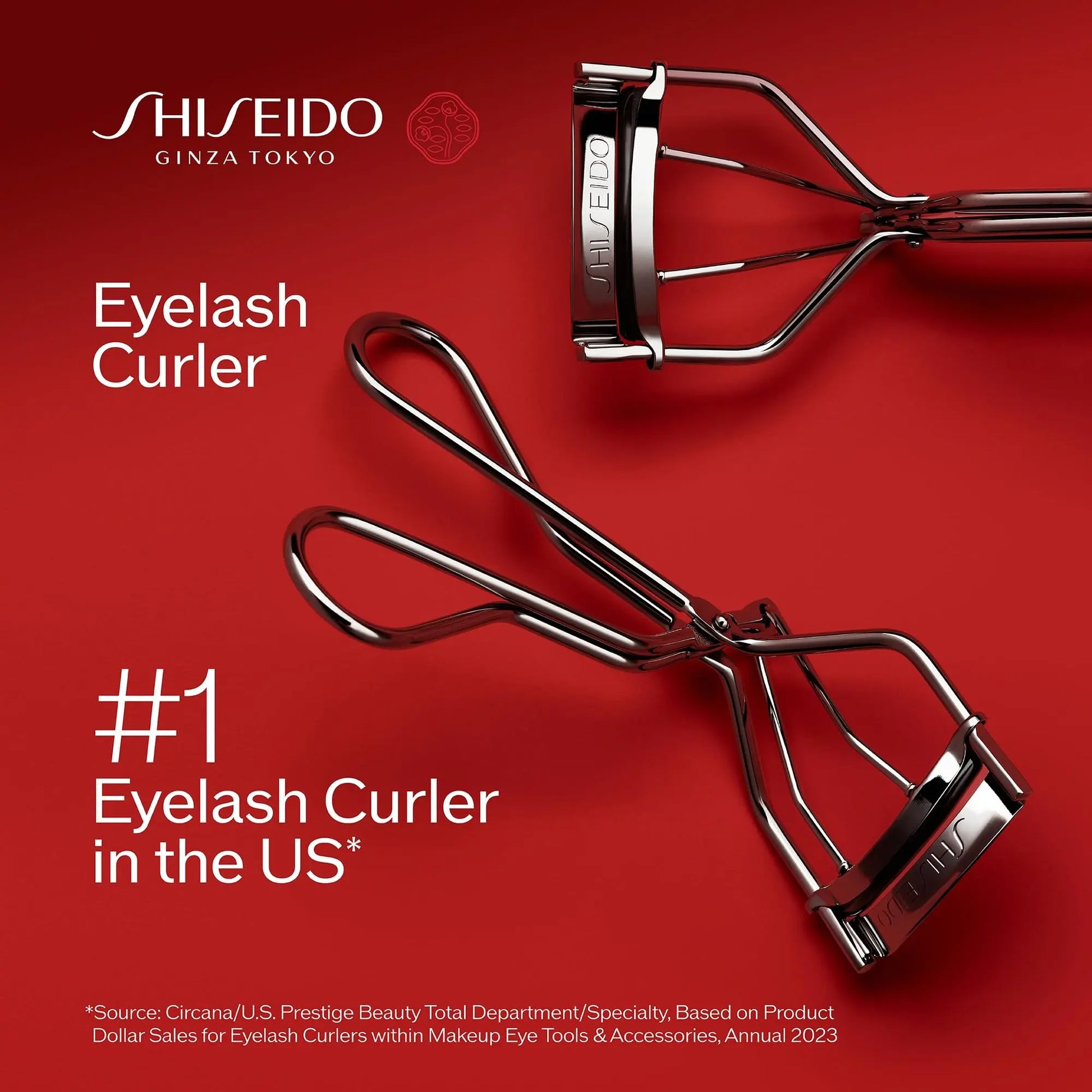 Shiseido Eyelash Curler - Crimps & Curls Lashes for Perfect, Eye-Framing Fringe - Gentle & Safe - Includes Replacement Pad Shiseido uk supplements