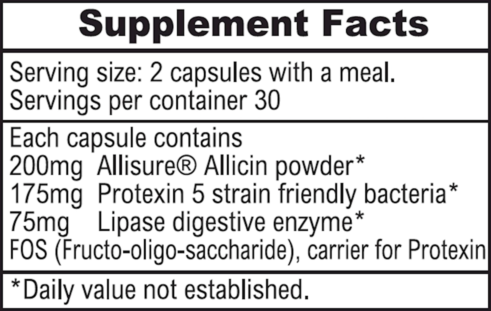 ALLIMAX Pre Pro - 60 Caps. Stabilized allicin Plus prebiotics, probiotics and Digestive enzymes. ALLIMAX uk supplements