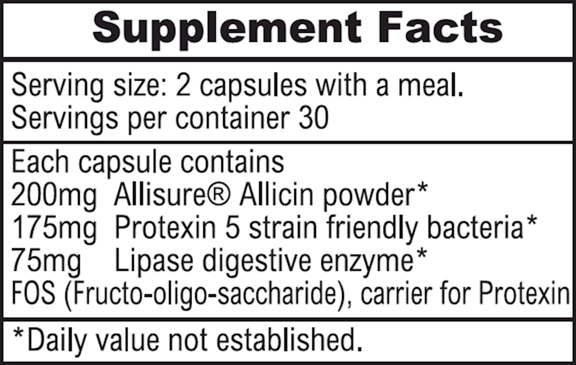 ALLIMAX Pre Pro - 60 Caps. Stabilized allicin Plus prebiotics, probiotics and Digestive enzymes. ALLIMAX uk supplements