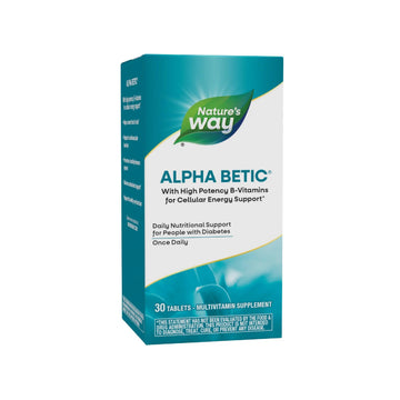 Nature's Way alpha betic, Diabetic Multivitamin for Daily Nutritional Support, with B-Vitamins for Energy Metabolism Support Nature's Way uk supplements