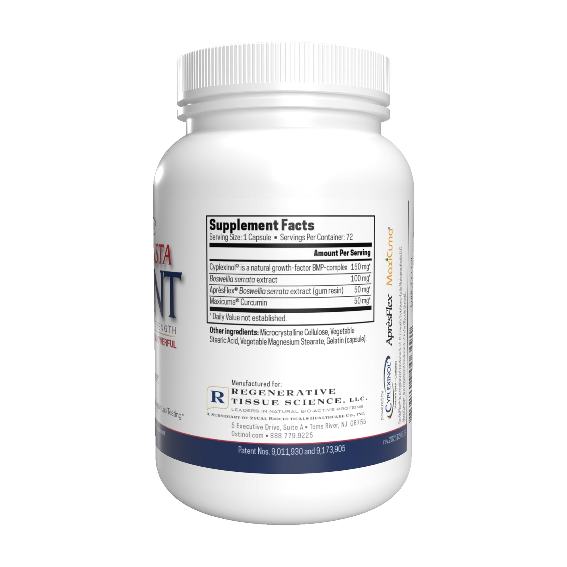 Ostinol Insta Joint Maximum Strength – Advanced Joint Support Capsules with Cyplexinol®, Maxicuma®, ApresFlex® & Boswellia – Supports Cartilage, Flexibility & Mobility – 72 Capsules ZYCAL uk supplements
