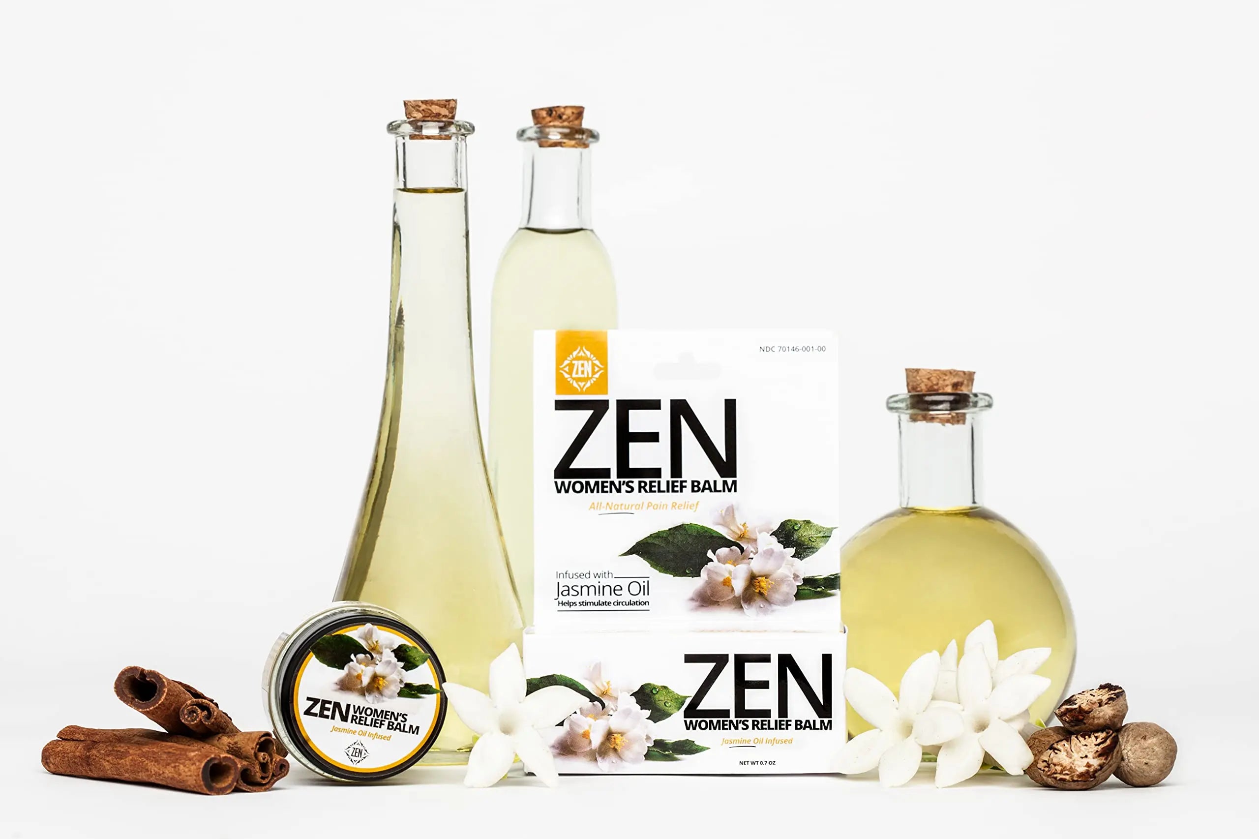 ZEN Women’s Relief Balm – Plant-Based Topical Balm Infused with Jasmine Oil – Cooling Botanical Blend – 0.7 oz – #TrustedByLegends ZEN uk supplements
