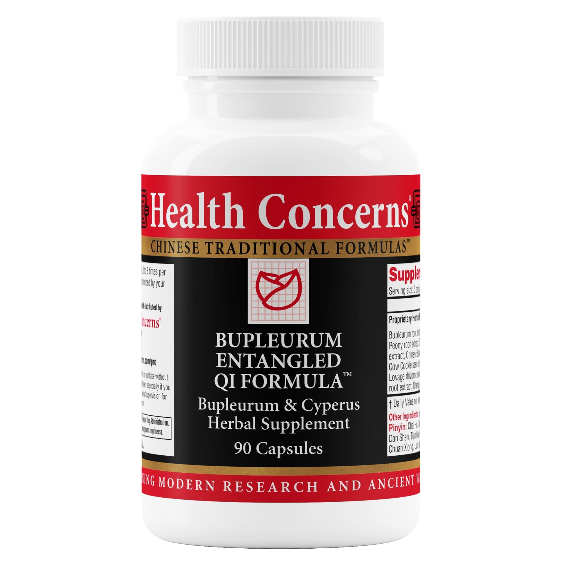 Health Concerns Bupleurum Entangled Qi Formula – Women's Hormonal Balance & Cyst Support Supplement – Traditional Chinese Herbal Formula – Blood Flow Liver Qi Cleanse – 90 Capsules Health Concerns uk supplements