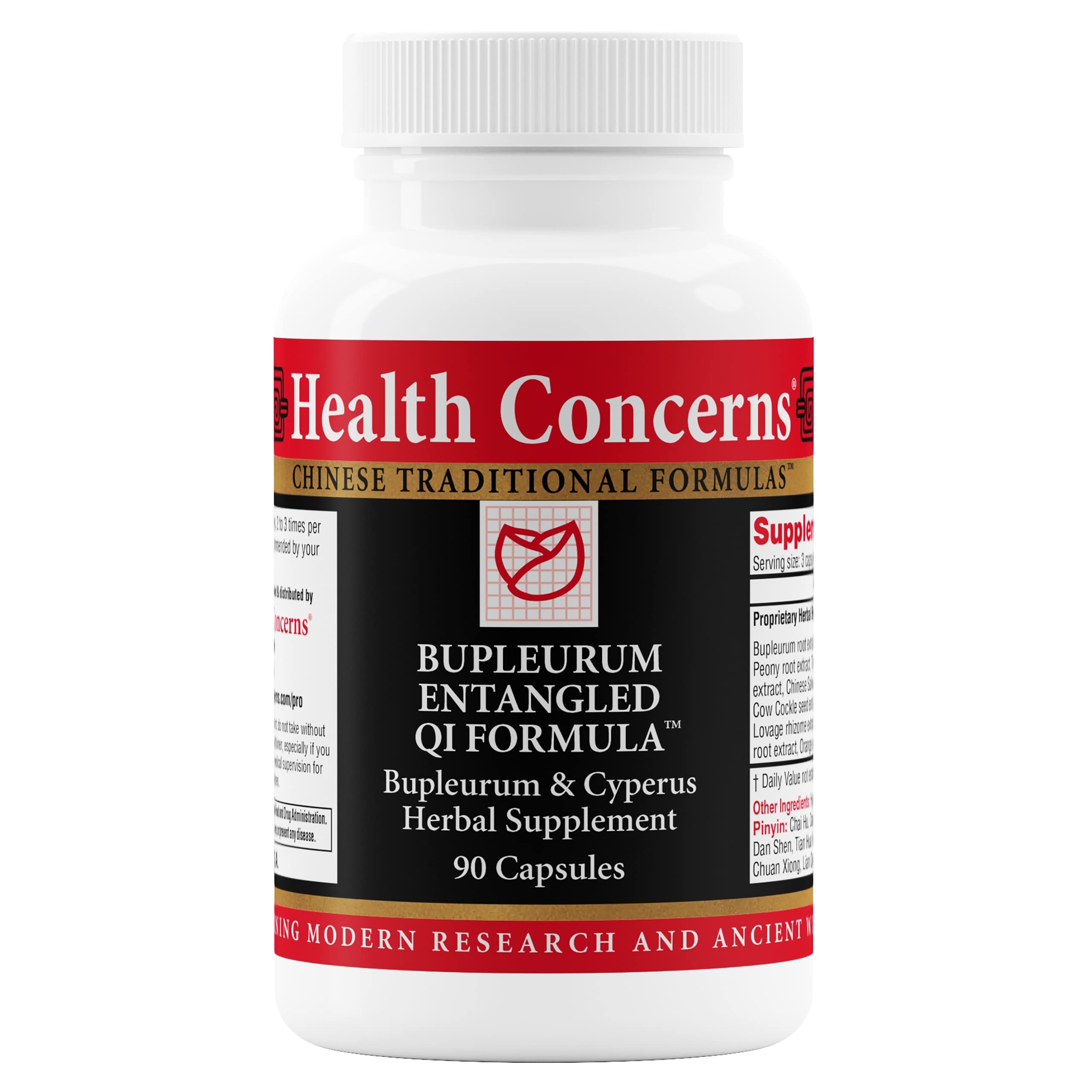 Health Concerns Bupleurum Entangled Qi Formula – Women's Hormonal Balance & Cyst Support Supplement – Traditional Chinese Herbal Formula – Blood Flow Liver Qi Cleanse – 90 Capsules Health Concerns uk supplements