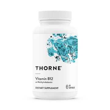 THORNE - Vitamin B12 - as Methylcobalamin - Supports Heart & Nerve Health, Blood Cell Function, Healthy Sleep & Methylation* - Gluten, Dairy & Soy-Free - 60 Servings THORNE uk supplements
