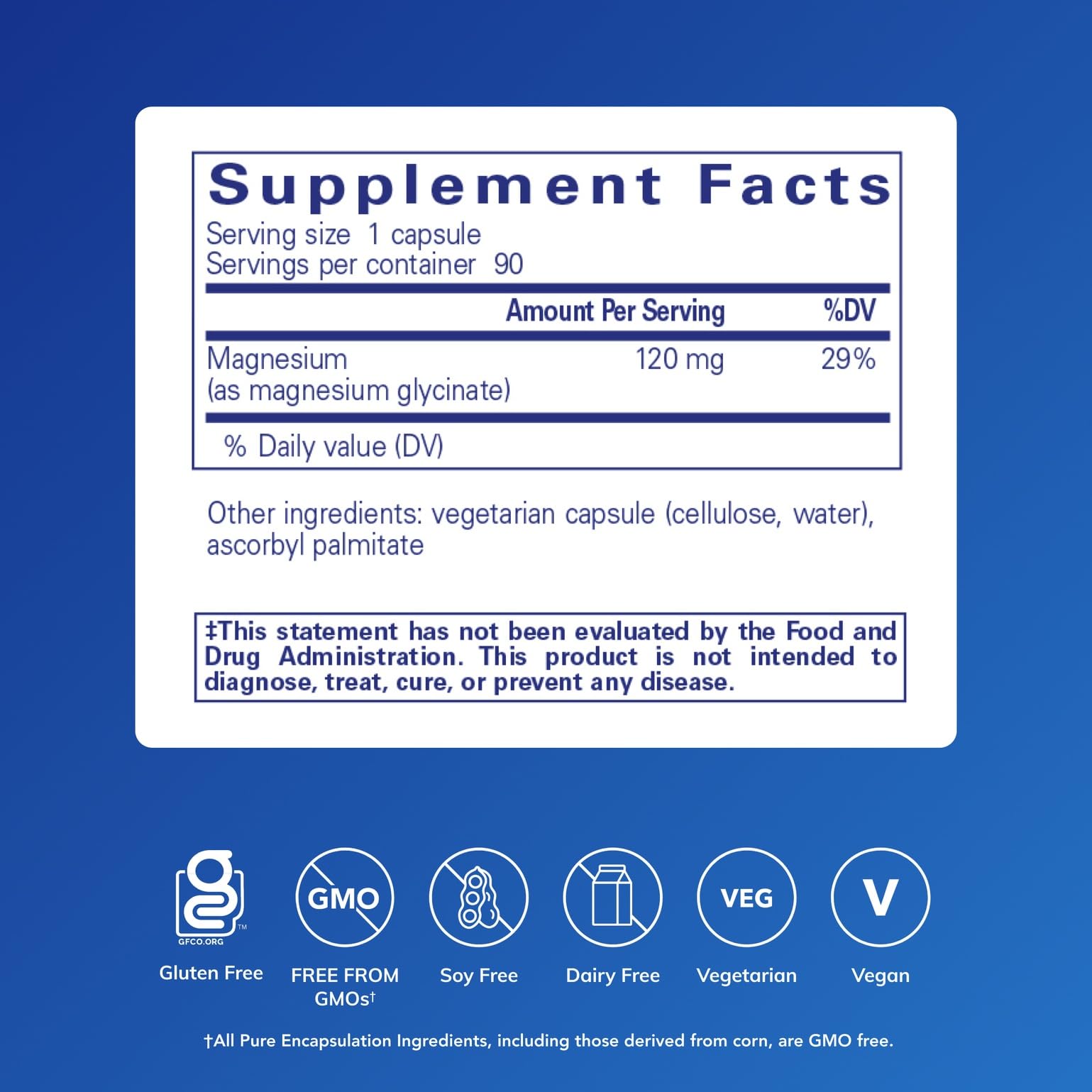 Pure Encapsulations Magnesium (Glycinate) - Supplement to Support Stress Relief, Sleep, Heart Health, Nerves, Muscles, and Metabolism* - with Magnesium Glycinate - 90 Capsules Pure Encapsulations uk supplements