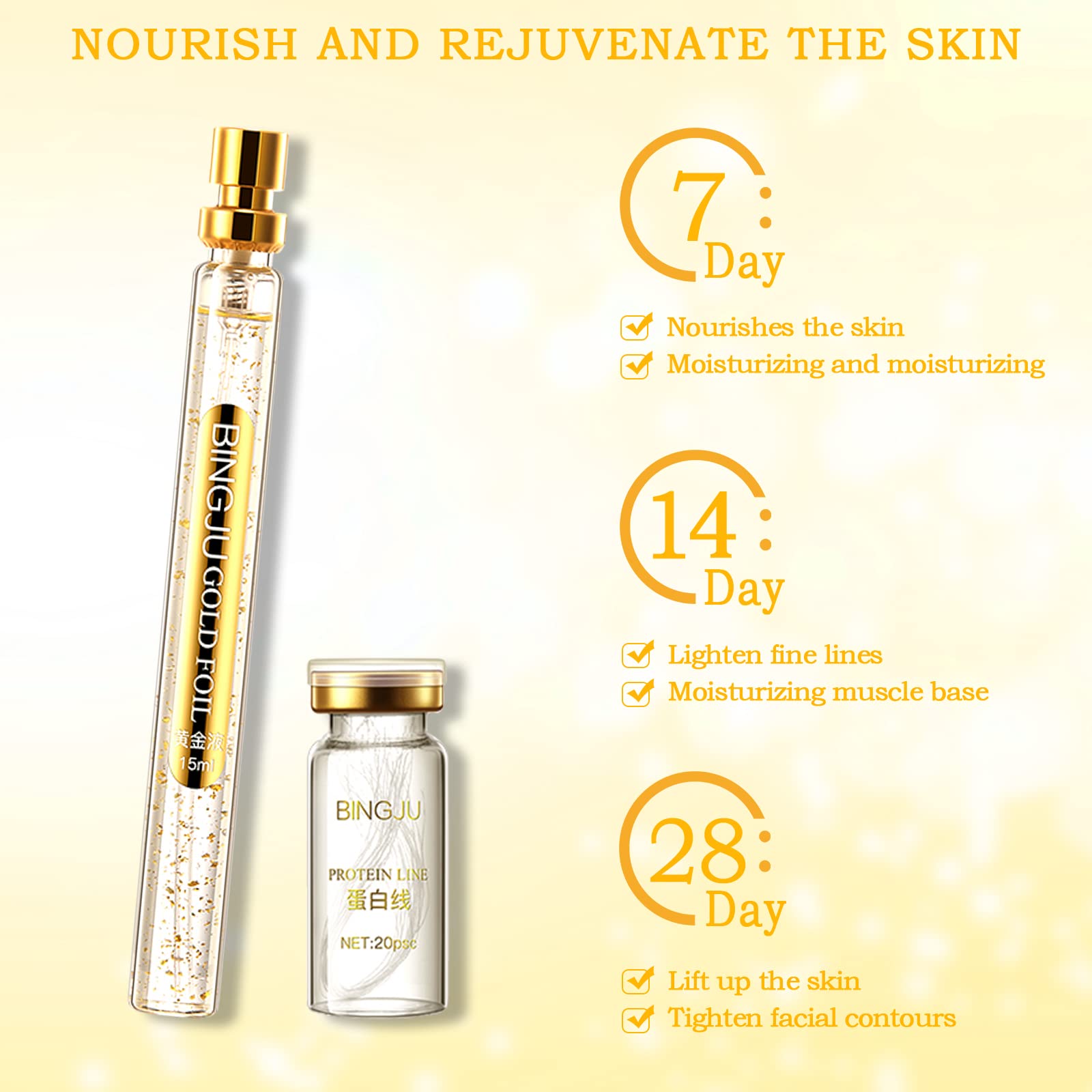 Instalift Korean Protein Thread Lifting Set, Absorbable Collagen Threads for Face Lift, Soluble Protein DRTRU uk supplements