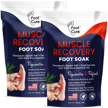 Muscle Relief Foot Soak with Epsom Salts - All Natural Salts for Post Workout Recovery FOOT CURE uk supplements