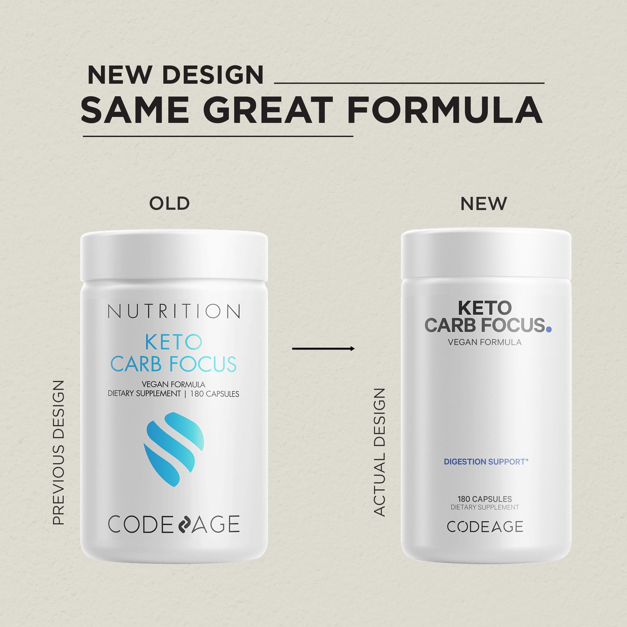 Codeage Keto Carb, White Kidney Bean, Green Tea & Cinnamon Bark Supplement, Triple Action Keto Cheat Vegan Pills, Ketogenic, Low Carb Diet Sugar, 3 Months Supply, Non-GMO, Gluten-Free, 180 Capsules Codeage uk supplements
