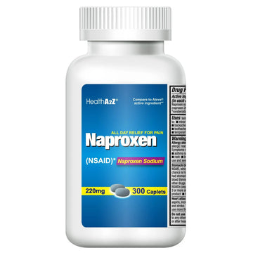 HealthA2Z® Naproxen Sodium 220mg | 300 Caplets | NSAID | Pain Reliever & Fever Reducer HealthA2Z uk supplements