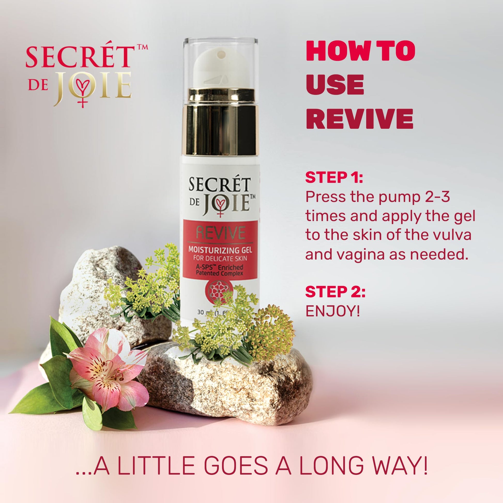 SECRET DE JOIE REVIVE Vaginal Moisturizer for Women - Long-Lasting Dryness & Discomfort Relief SECRET DE JOIE uk supplements