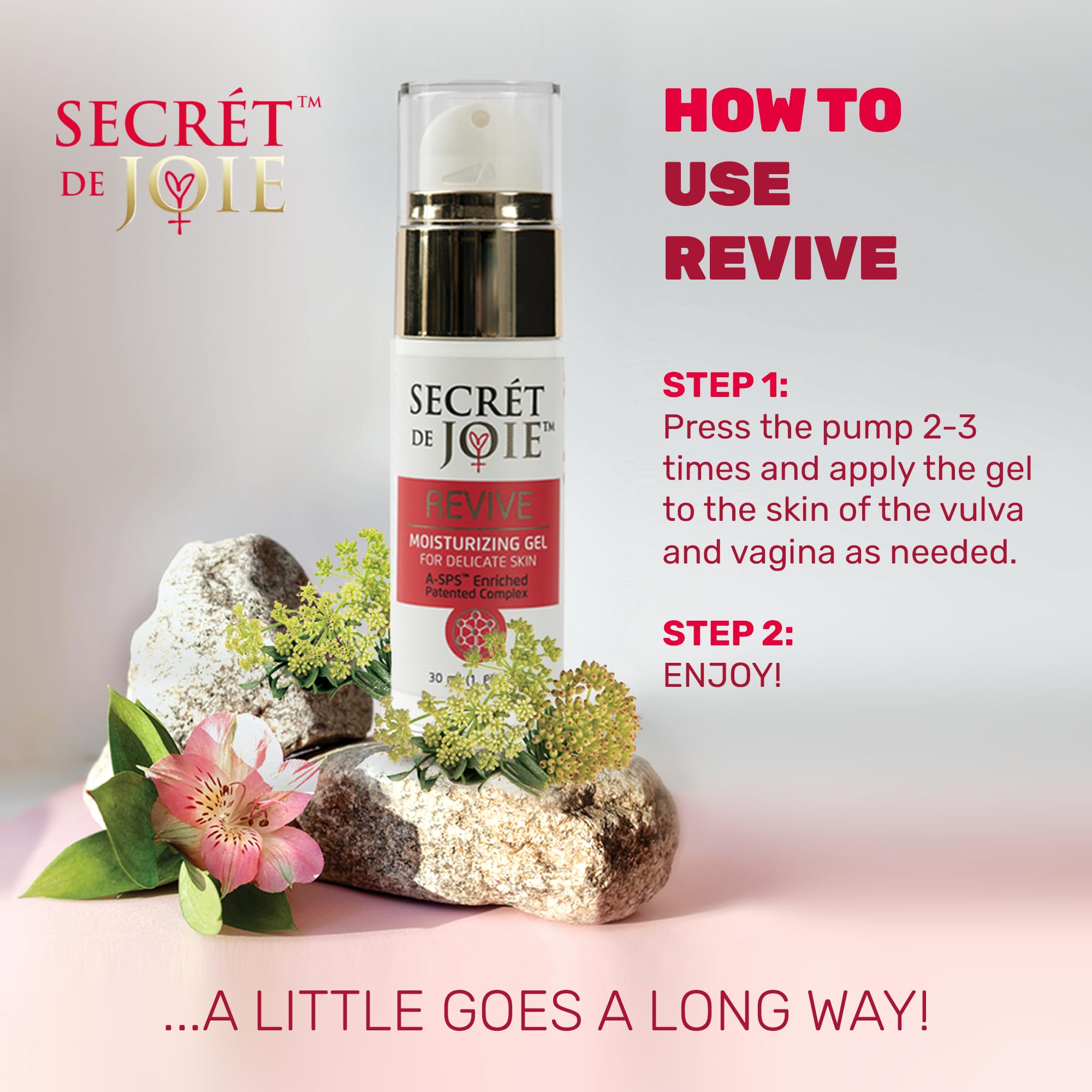 SECRET DE JOIE REVIVE Vaginal Moisturizer for Women - Long-Lasting Dryness & Discomfort Relief SECRET DE JOIE uk supplements