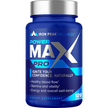Testosterone Booster Pills for Men - Male Enhancing Supplement - Fast Acting Blood Flow, Muscle Growth, Strength, Energy, Libido, Endurance, Workout - Natural Performance Test Boost - 60 Day Serving IronPeak Wellness uk supplements