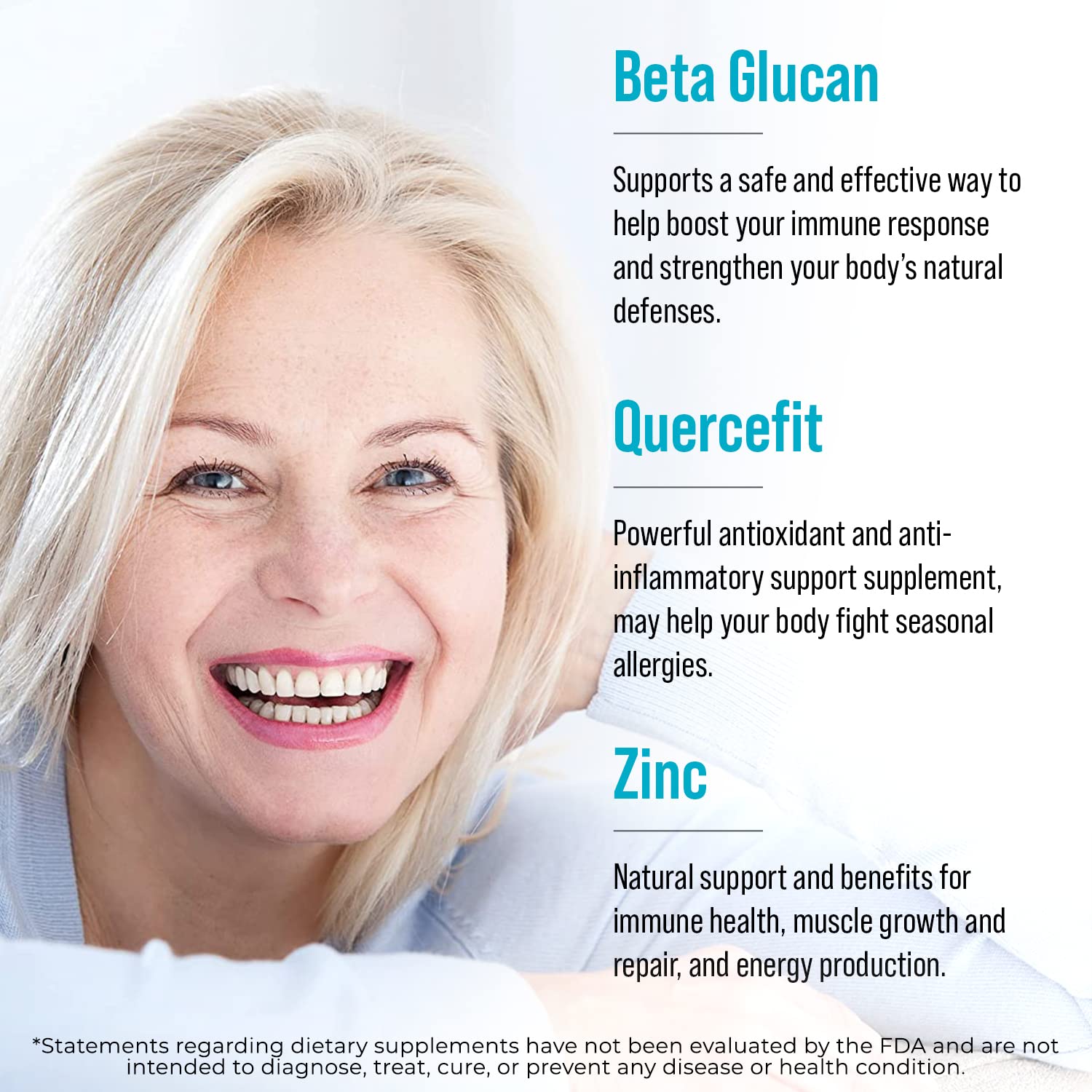 Juvenon AgeRenew Beta Glucan Anti Aging Immunity Support Supplement, Beta Glucan with Zinc Quercetin for Immune Defense Boost Juvenon uk supplements