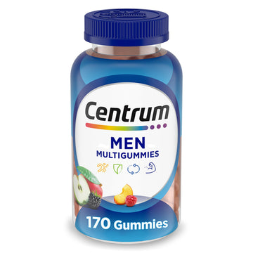 Centrum MultiGummies Gummy Multivitamin for Men, Multivitamin/Multimineral Supplement with Selenium Centrum uk supplements