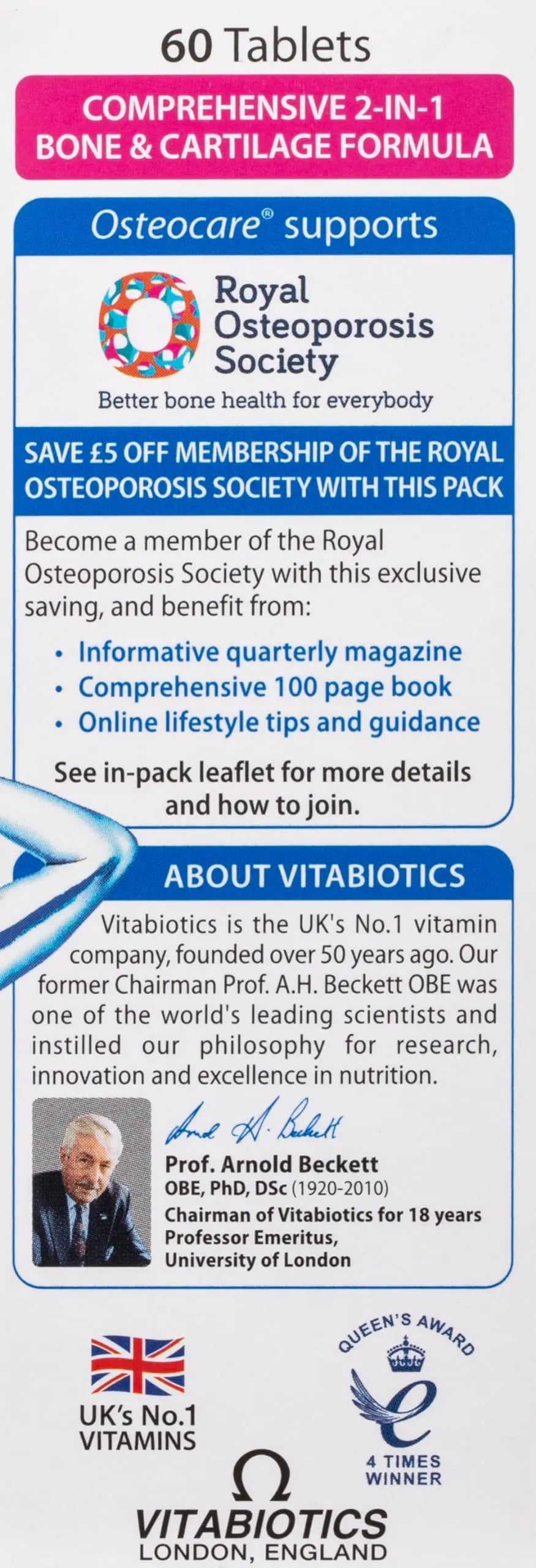 Vitabiotics Osteocare Joint Vitabiotics uk supplements