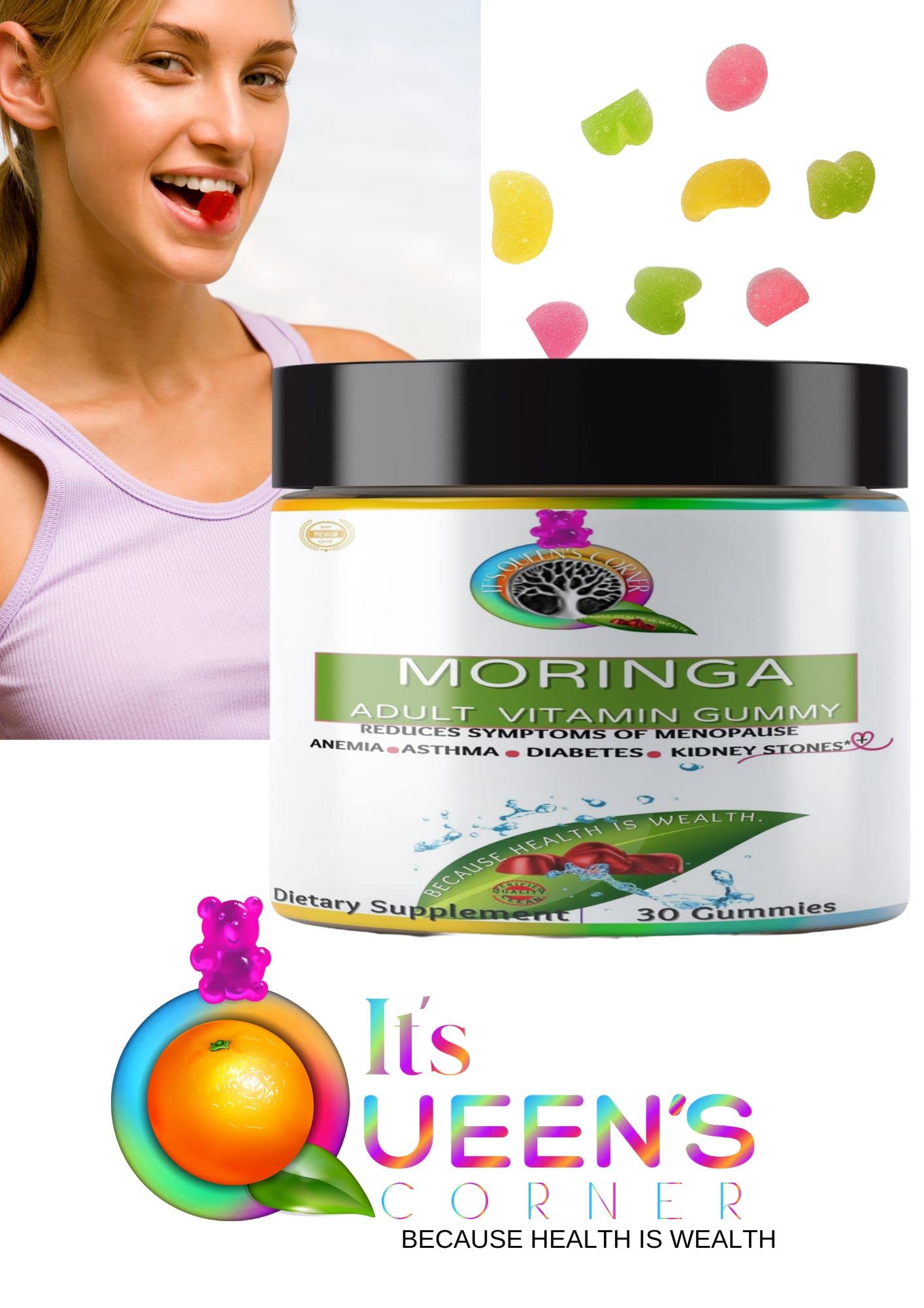 Moringa- Adult Supplement Gummy Generic uk supplements