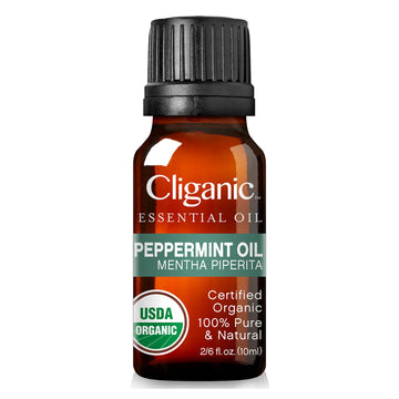Cliganic USDA Organic Peppermint Essential Oil, 100% Pure Natural Undiluted, for Aromatherapy Cliganic uk supplements
