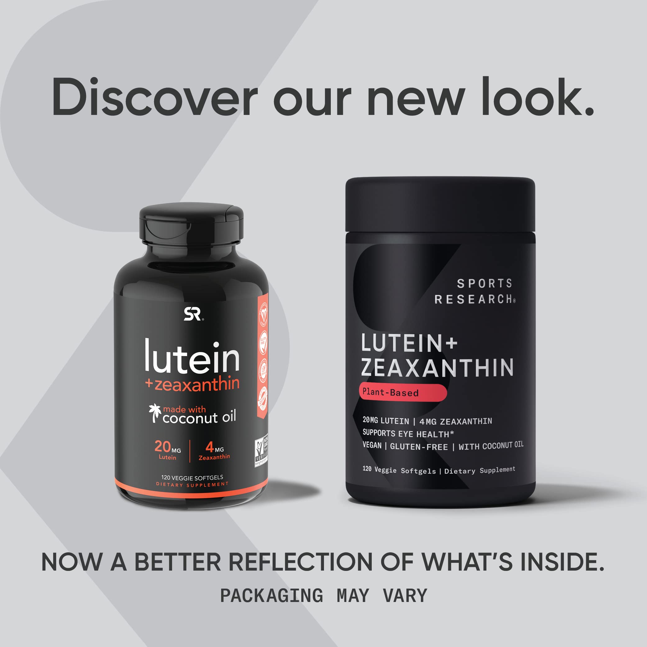 Sports Research Vegan Lutein + Zeaxanthin (20mg) with Organic Coconut Sports Research uk supplements