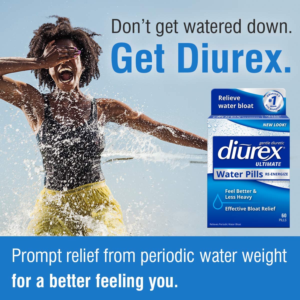 Diurex Ultimate Re-Energizing Water Pills - Maximum Strength Diuretic - Relieve Water Bloat Diurex uk supplements