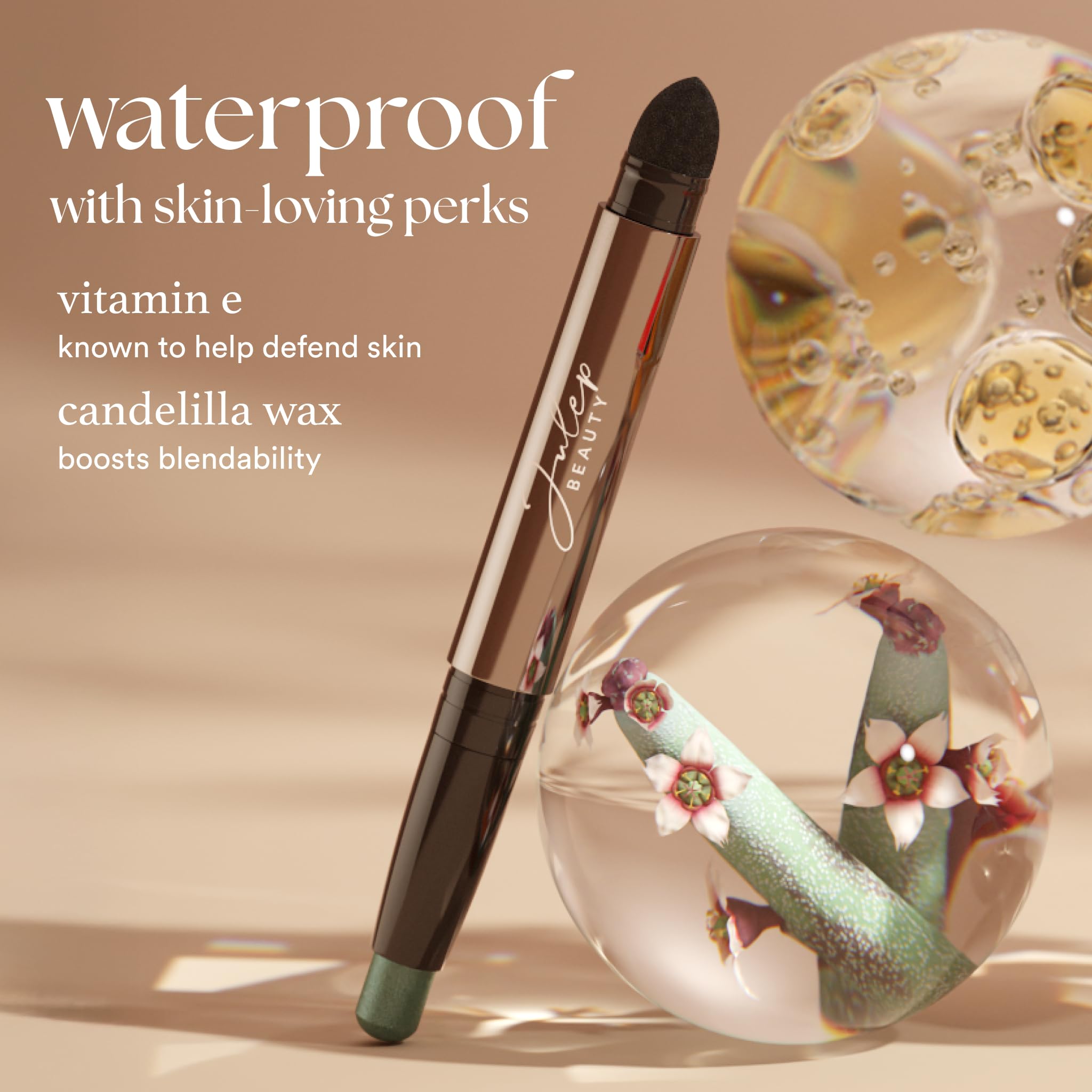 Julep Eyeshadow 101 Cream-to-Powder Waterproof Shadow Stick – Sand Shimmer – Long-Lasting, Crease-Proof, Champagne Toned Shimmer Cream Eyeshadow with Built-in Smudger Julep uk supplements