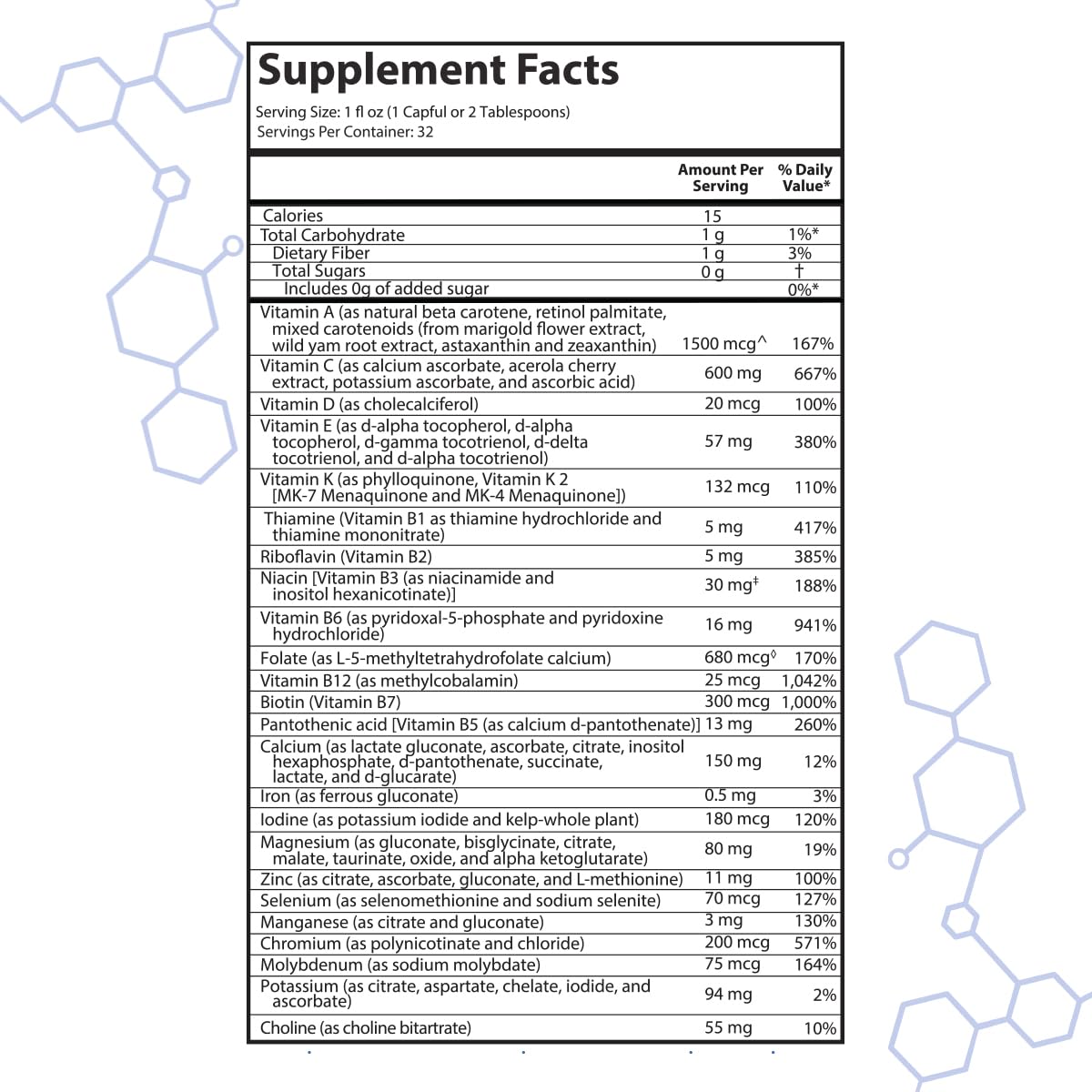intraMAX Drucker Labs Organic Sugar-Free All-in-One Performance Liquid Multivitamin for Men & Women | Non-GMO, Gluten & Dairy Free | with Magnesium, Zinc, Vitamins D, C & E | 32 oz intraMAX uk supplements