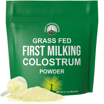 First Milking Colostrum Powder from Grass Fed USA Cows Milked Within 6 Hours of Giving Birth to Get the Most Bioactive Nutrients. High Immunoglobulin Non-GMO Bovine Colostrum Supplement for Humans Peak Performance uk supplements