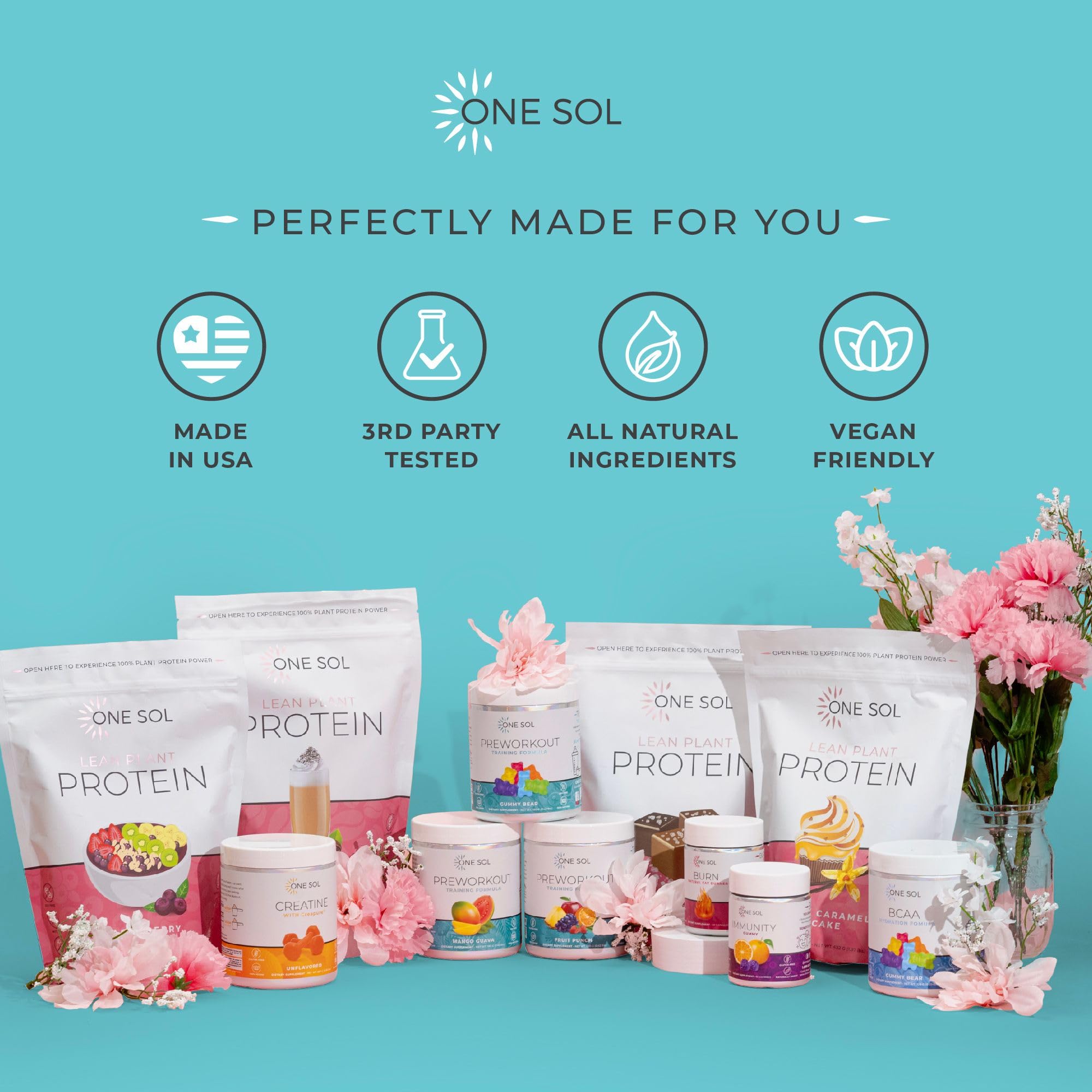 One Sol Pre-Workout for Women, Enhanced Pump & Focus, No Jitters Or Crash, Natural One Sol uk supplements