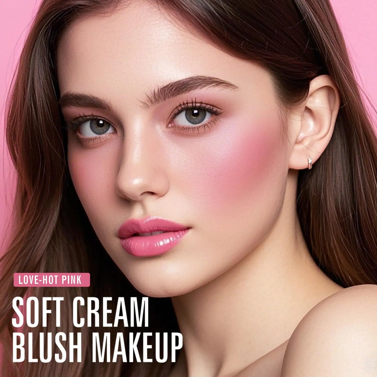 KIMUSE Liquid Blush, Long-Wearing Pigmented Soft Cream Face Blush, Waterproof, Smudge Proof, Dewy Finish KIMUSE uk supplements