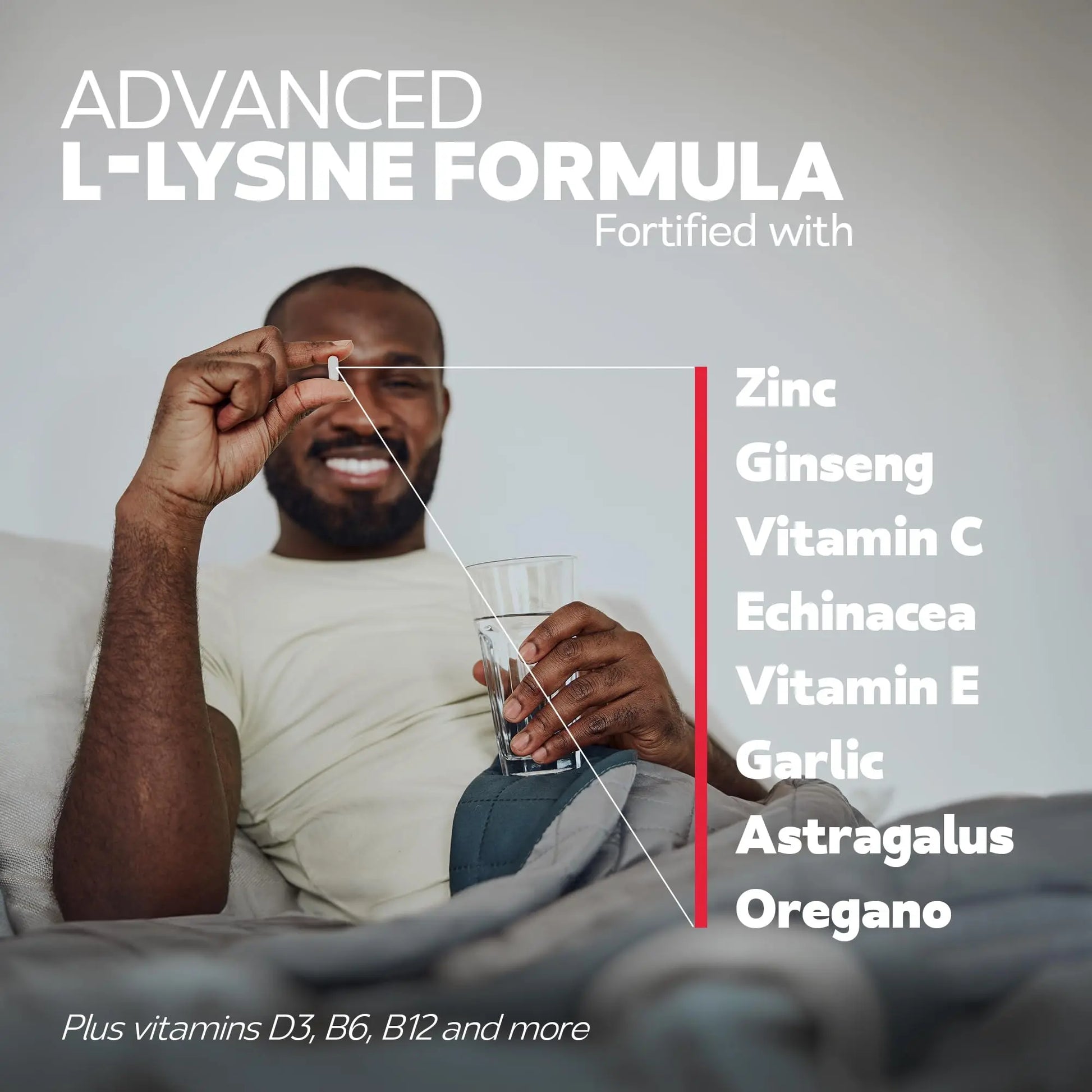 Bravado Labs L-Lysine 250mg Capsules – Immune & Cold Sore Support – Vegan, Non-GMO, Allergen-Free, 3rd-Party Tested Bravado Labs uk supplements