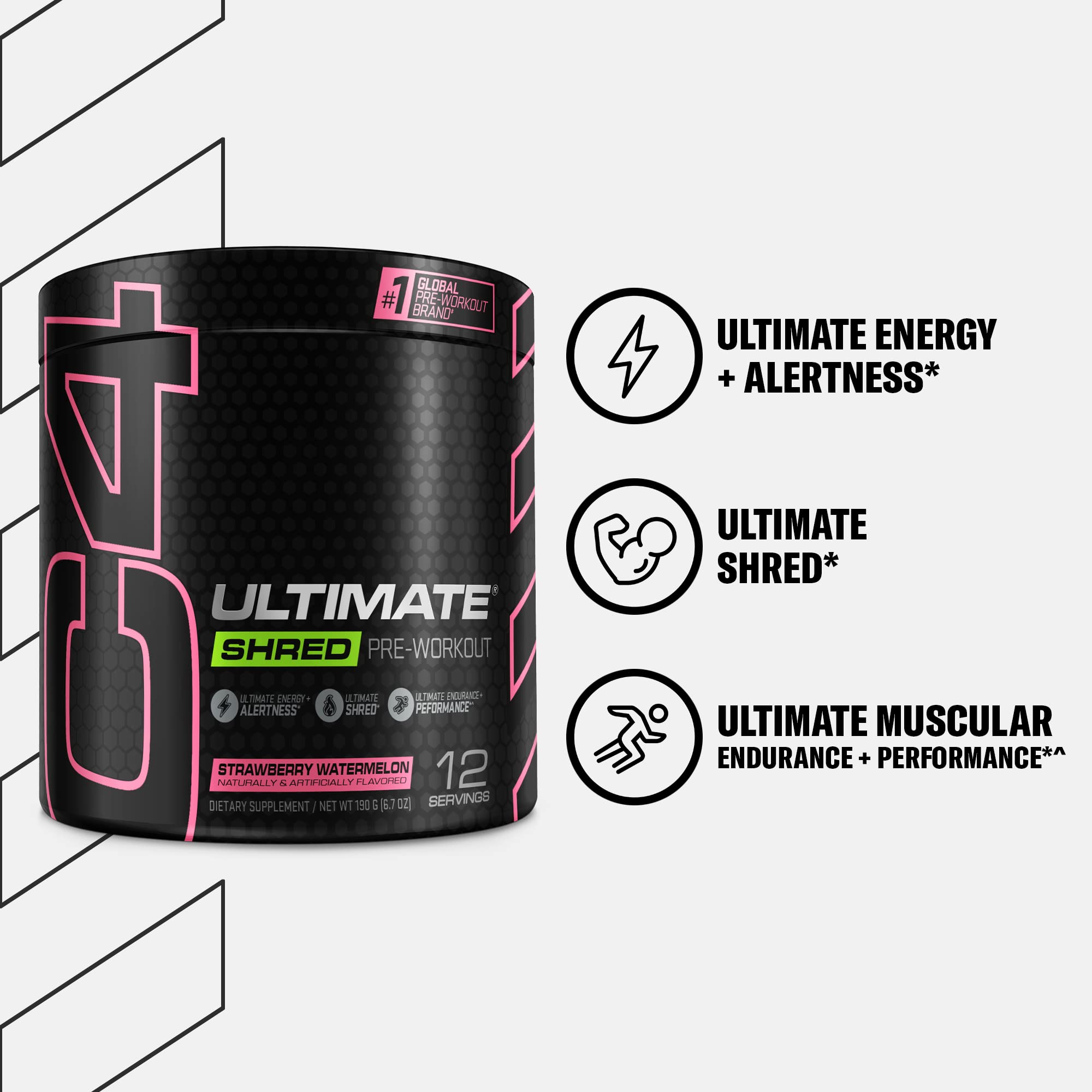Cellucor C4 Ultimate Shred Pre Workout Powder, Fat Burner for Men & Women, Weight Loss Cellucor uk supplements