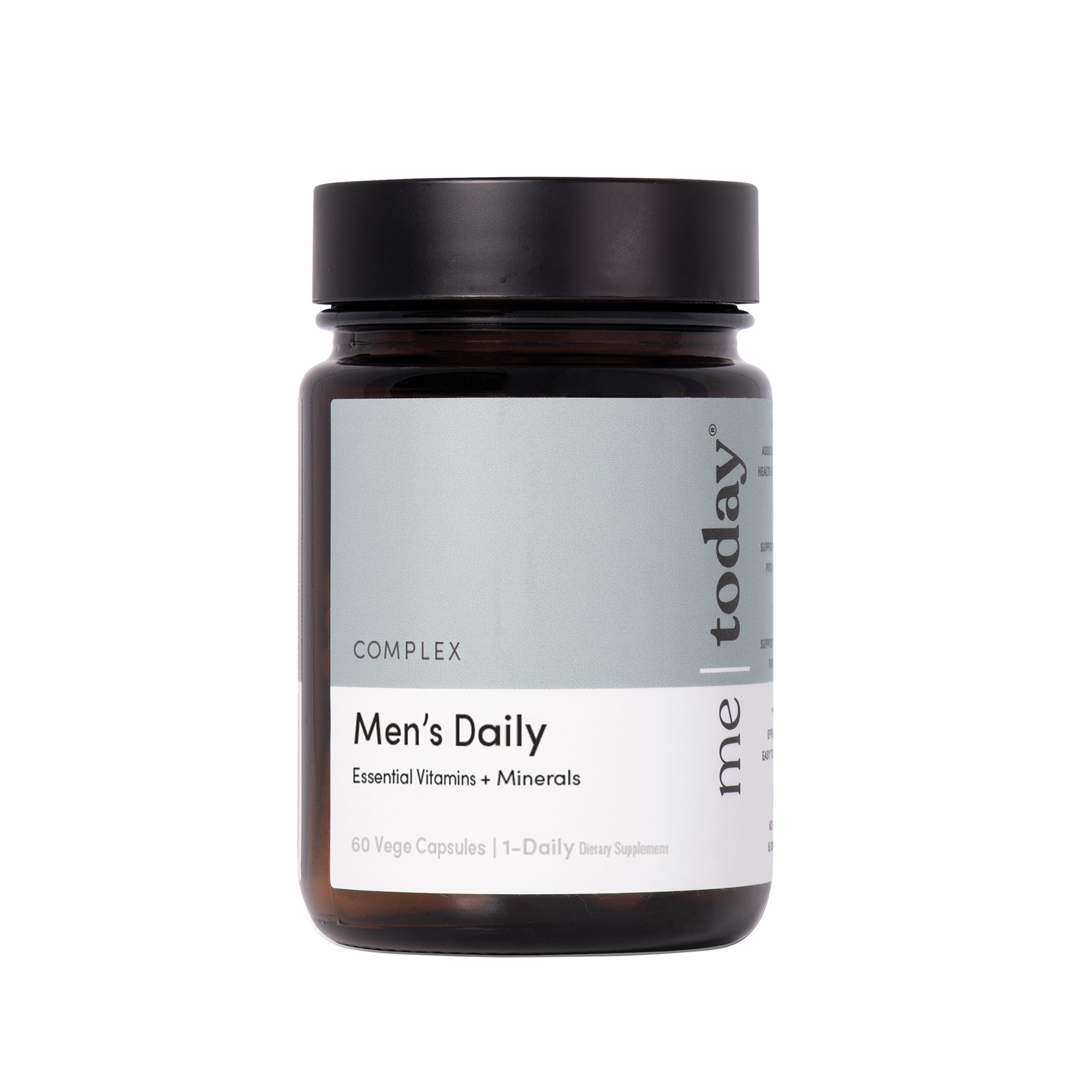 me today Multivitamin for Men, Mineral Supplements with 27 Vitamins, Minerals and Herbs, Including D, C, A, B, Biotin and Zinc, Vegetarian | General Health Supplements | 60 Capsules me today uk supplements