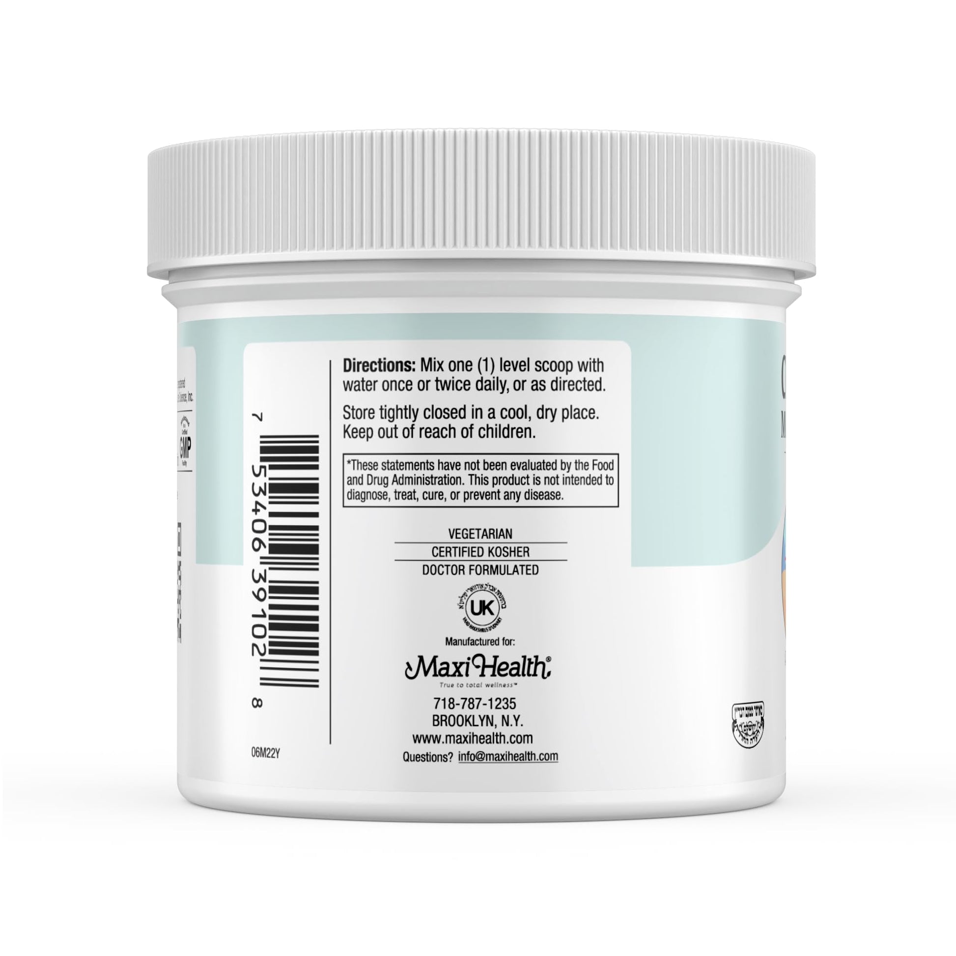 Maxi Health Creatine Monohydrate Powder – Pure Creatine Powder with L-Taurine & Ribose for Energy, Strength, & Muscle Gain – Vegan & Kosher – 30 Servings Maxi Health uk supplements
