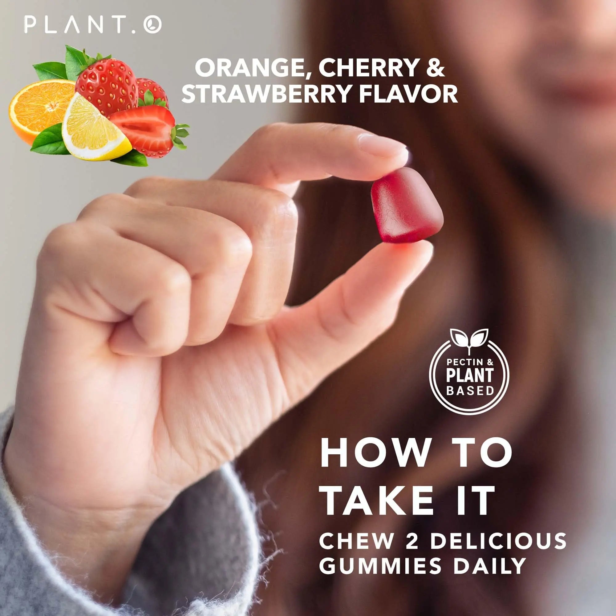 Complete Multivitamin Gummies for Adults – All-in-One Blend of Vitamin A B C D E Zinc and Biotin - Adult Vitamin Gummy for Energy and Immunity PLANT.O NUTRITION uk supplements