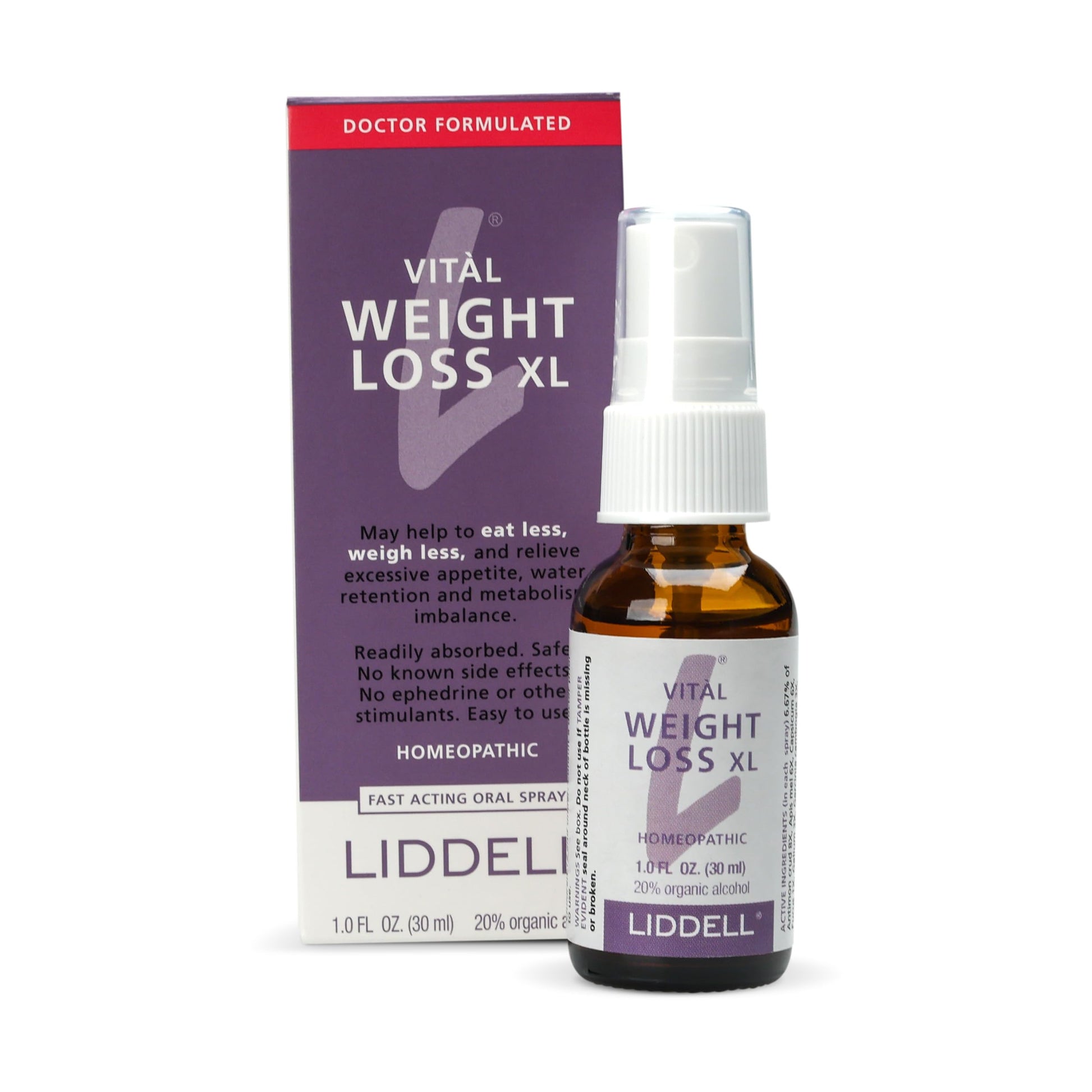 VITL Weight Loss XL Liddell Homeopathic 1 oz Liquid Liddell uk supplements