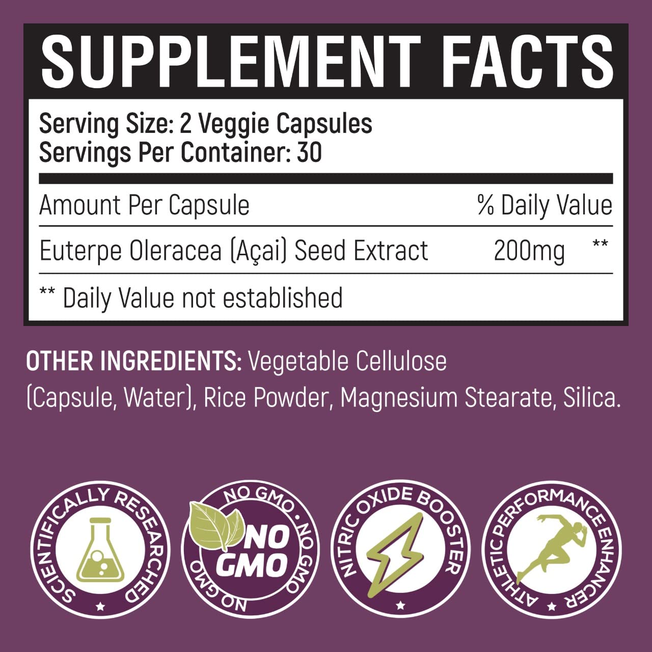 POWER SEEDAÇAÍ New Patented Nitric Oxide Supplement -Increase Blood Flow & Circulatio POWER SEEDAÇAÍ uk supplements