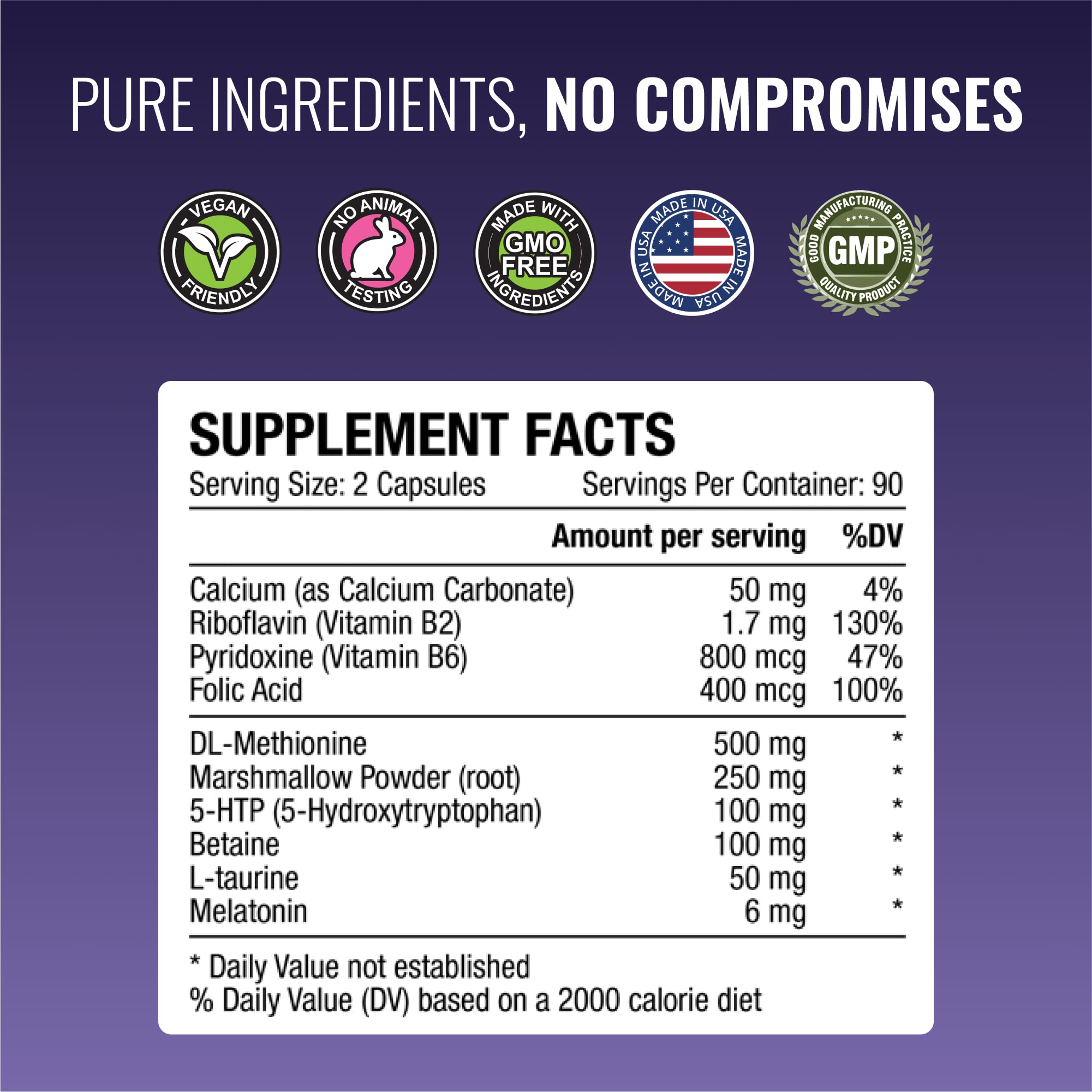 Approved Science® Acid Reflux Support - with Melatonin, Marshmallow Root, L-Taurine -180 Capsules - Vegan Approved Science uk supplements