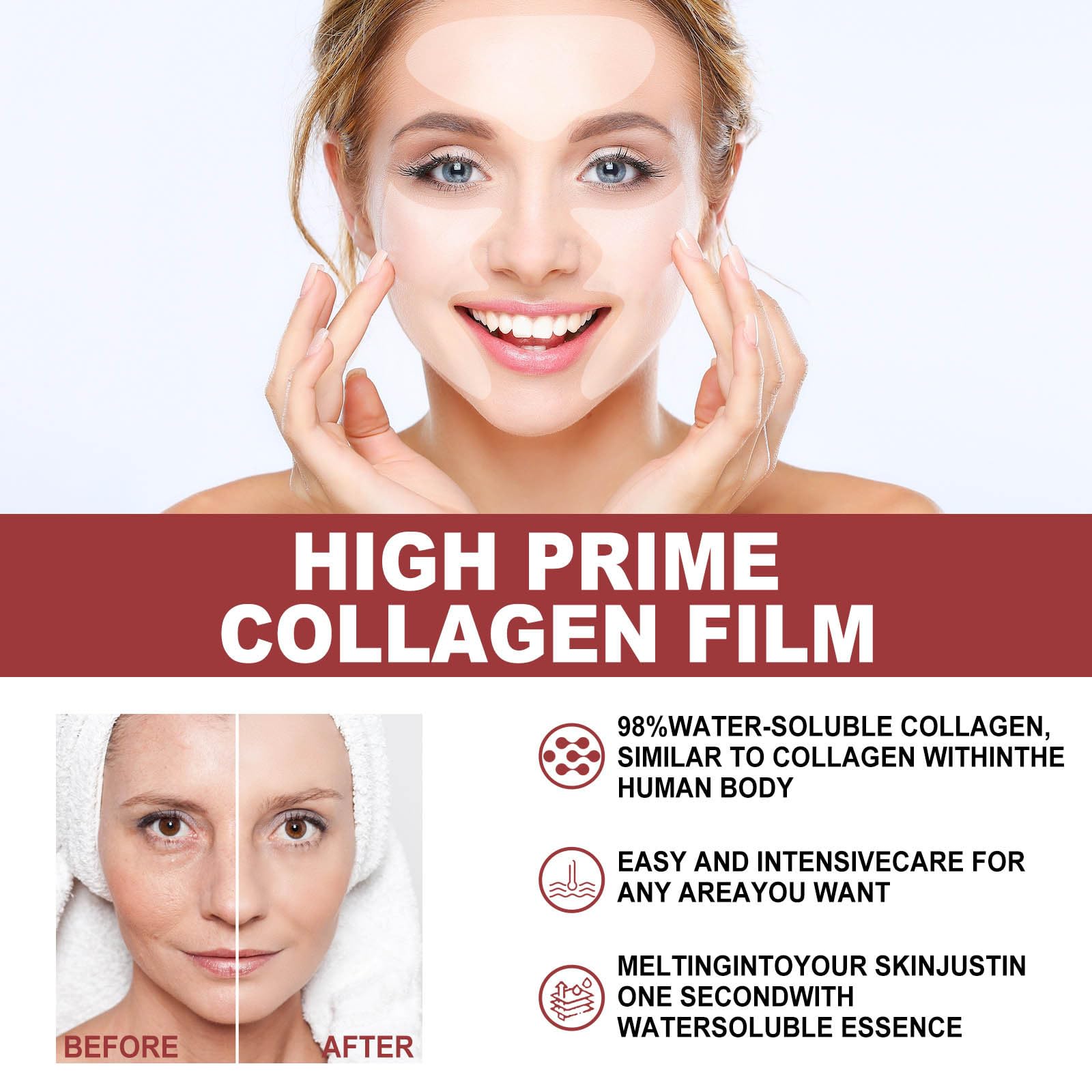Melting Collagen Film, Peptide Collagen Film, Soluble Collagen Supplement Film With Hydrolysed Collagen Orgrul uk supplements