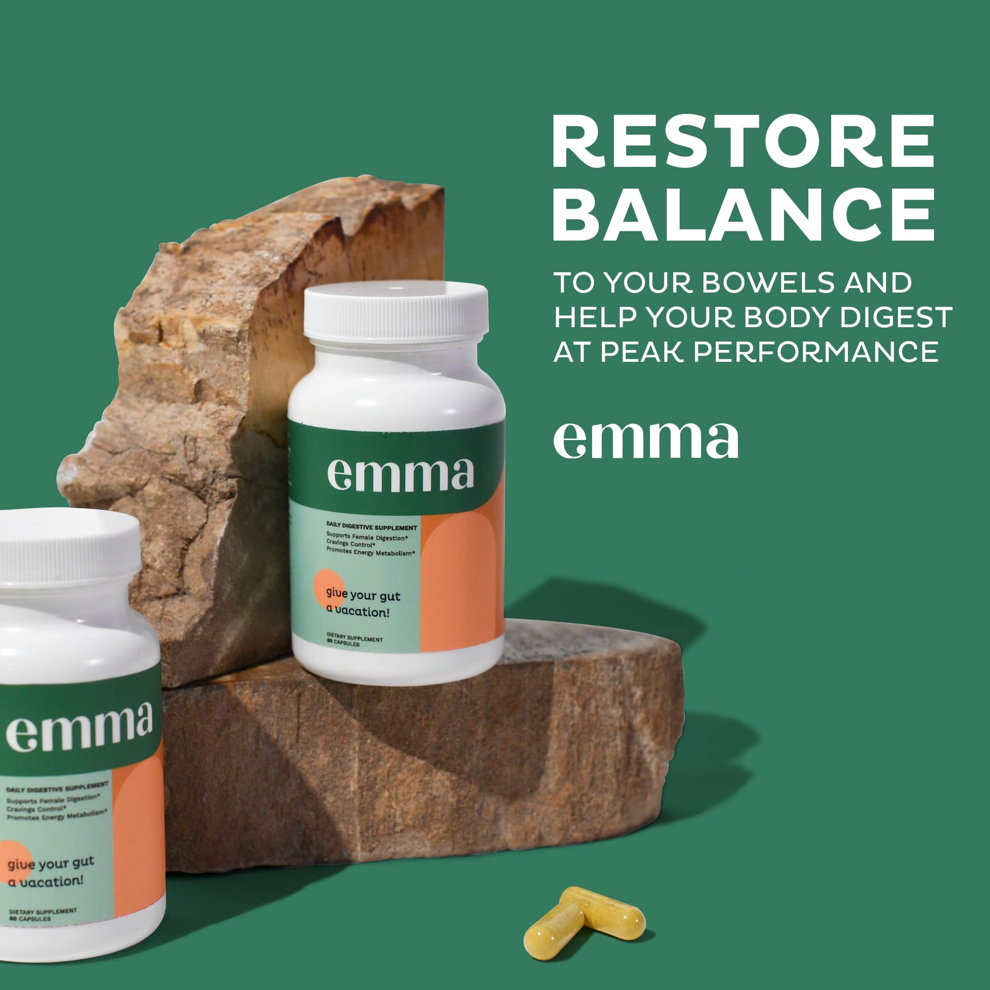 Emma Gut Health - Gas and Bloating Relief, Constipation, Leaky Gut Repair - Gut Cleanse Emma uk supplements