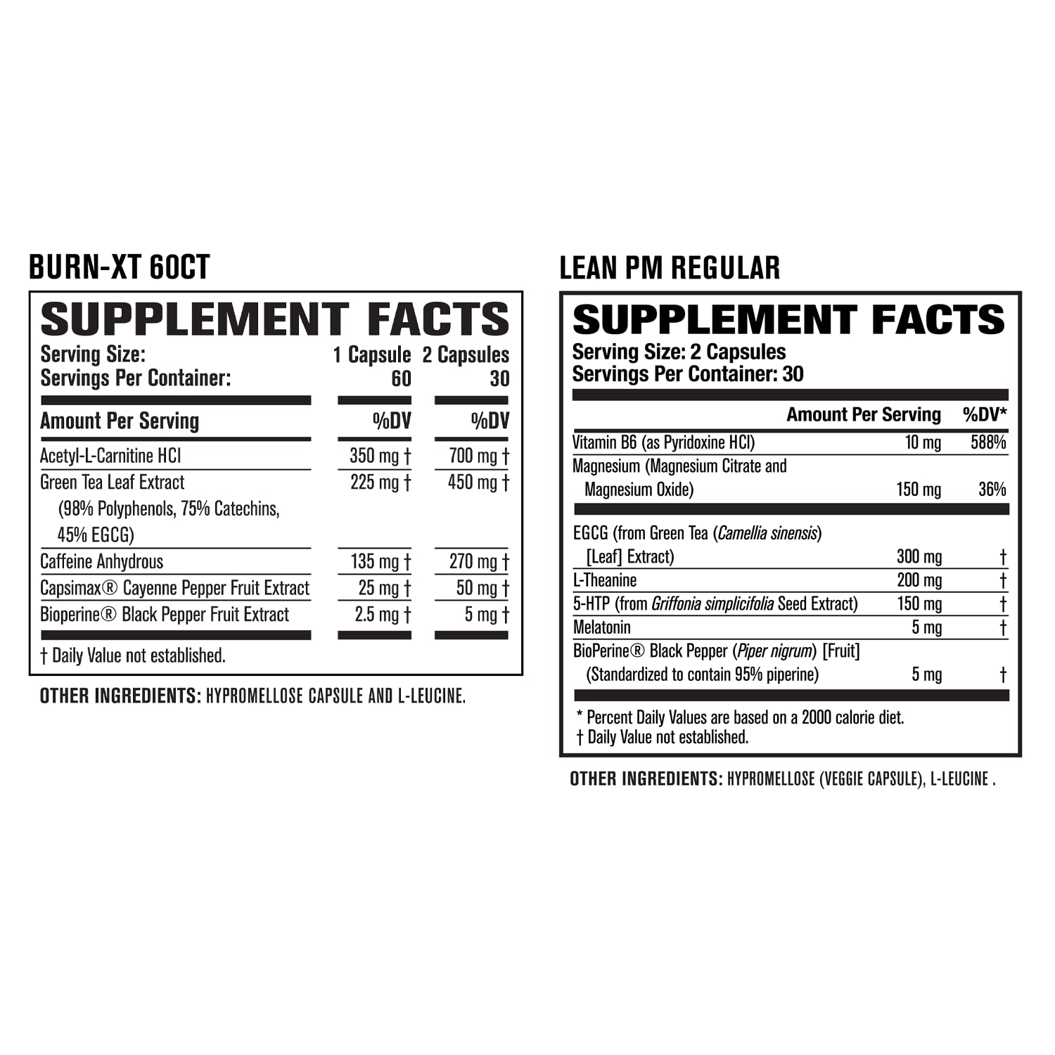 Jacked Factory Burn XT Thermogenic Fat Burner & Lean PM Nighttime Jacked Factory uk supplements