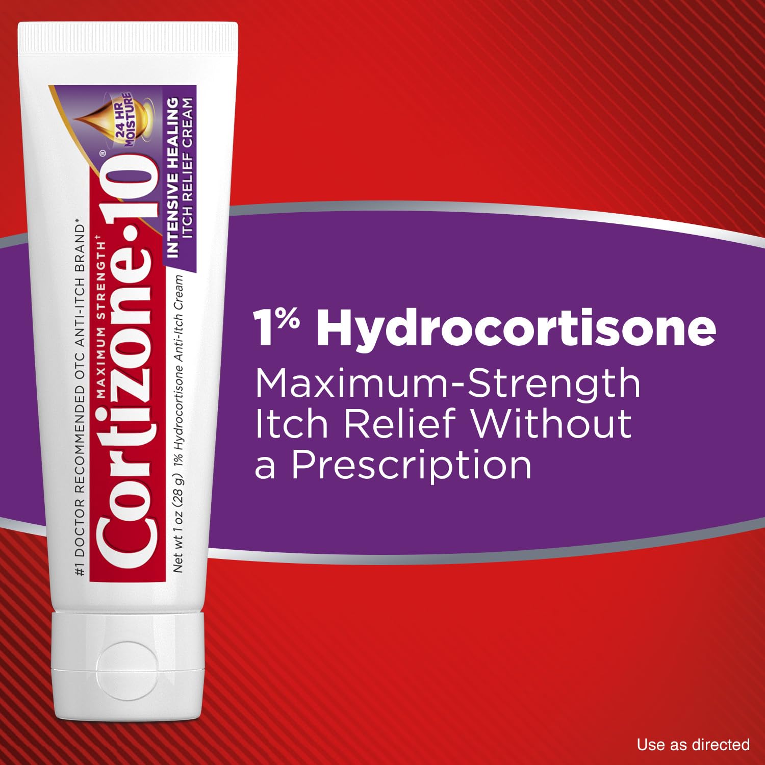Cortizone-10 Maximum Strength Intensive Healing Itch Relief Cream, 1% Hydrocortisone, Fast-Acting, Anti-Itch Cream for Bug Bites, Rash, Eczema, Psoriasis, Poison Ivy, Oak, Sumac & More, 1 oz Cortizone 10 uk supplements