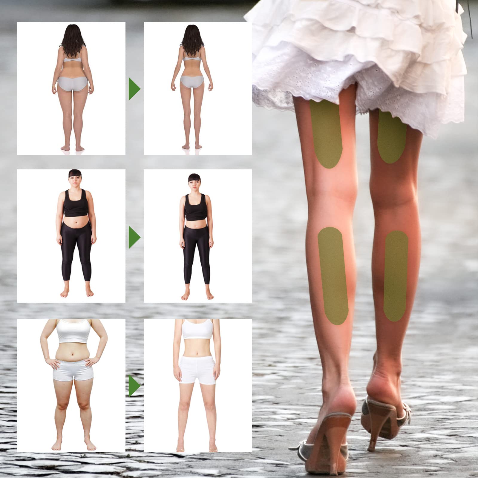 Herballegs Cellulite Reduction Patches, 2 Boxes/60PCS HerbalLegs Patches, Herbal Leg Lifting YSIRFD uk supplements