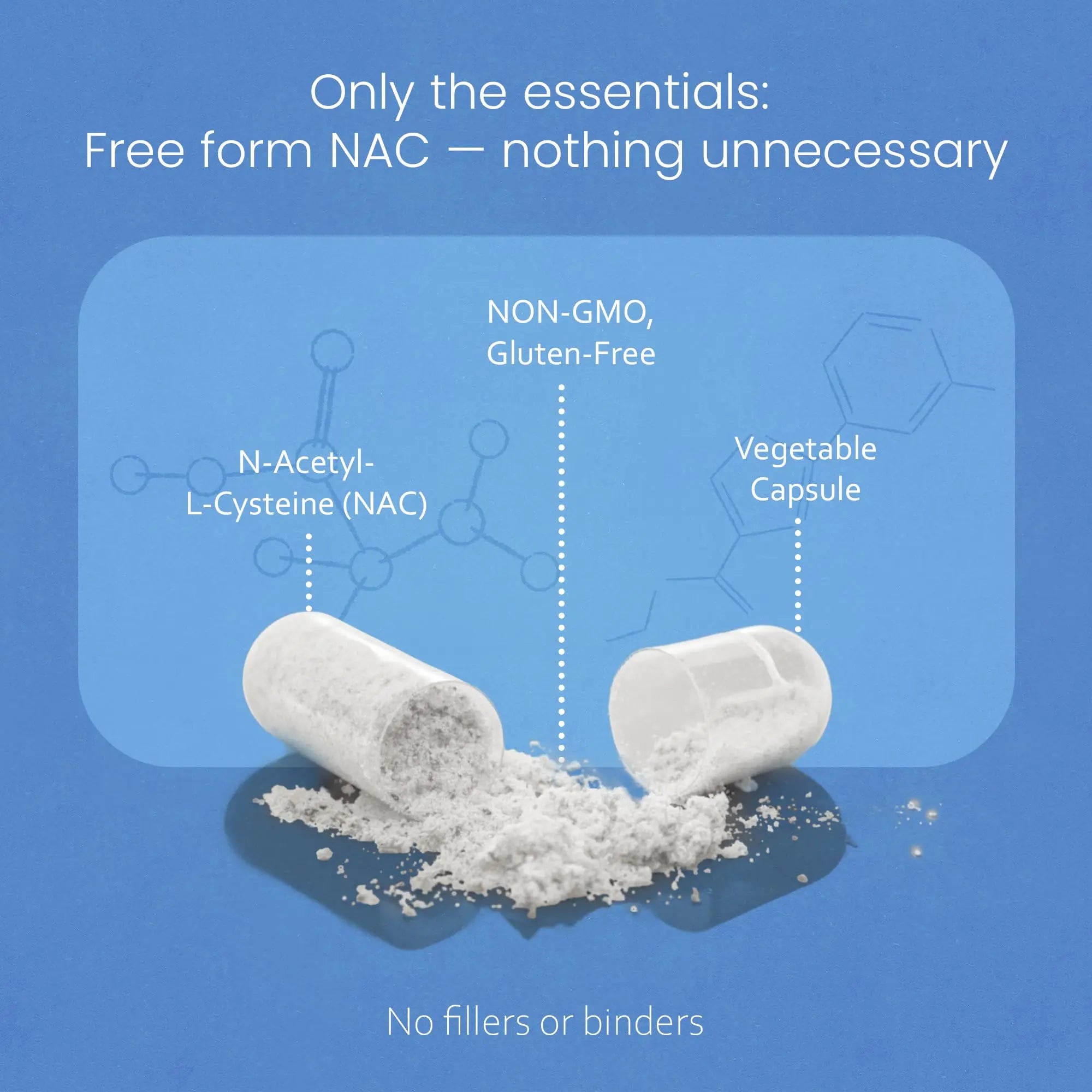NaturaLife Labs N-Acetyl-L-Cysteine (NAC) 1600 mg – 100 Capsules - Vegan, Non-GMO & Gluten-Free NaturaLife Labs uk supplements