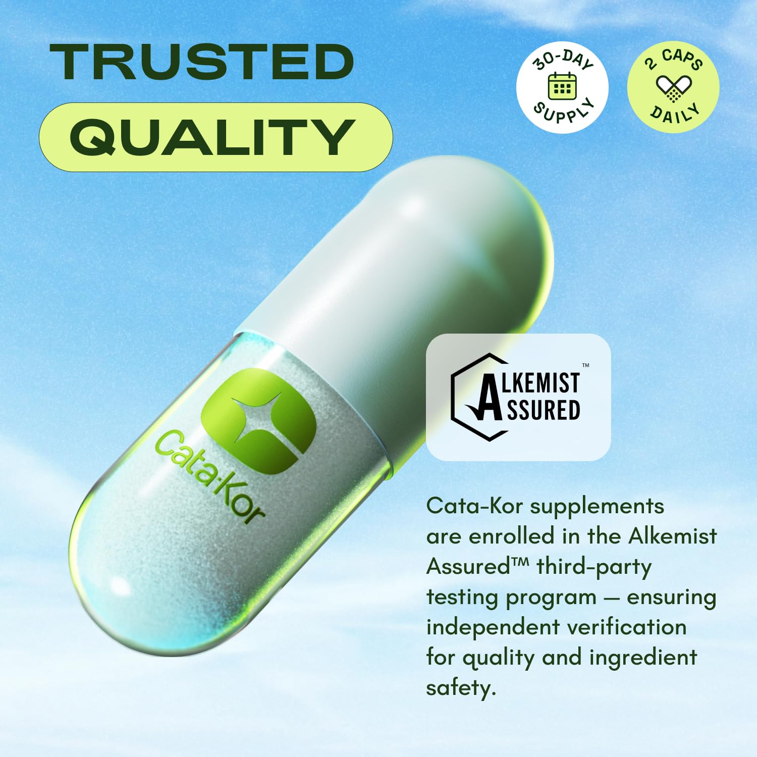 Cata-Kor NMN Supplement Alternative – Liposomal NAD+ Supplement – Third-Party Tested – NAD CORE – 30-Day Supply – 60 Capsules Cata-Kor uk supplements