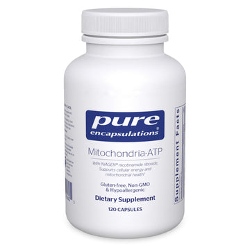 Pure Encapsulations Mitochondria-ATP - Mitochondrial Support - ATP Production Aid* - with Vitamin C, Vitamin E & Thiamin - Antioxidant Support - 120 Capsules Pure Encapsulations uk supplements
