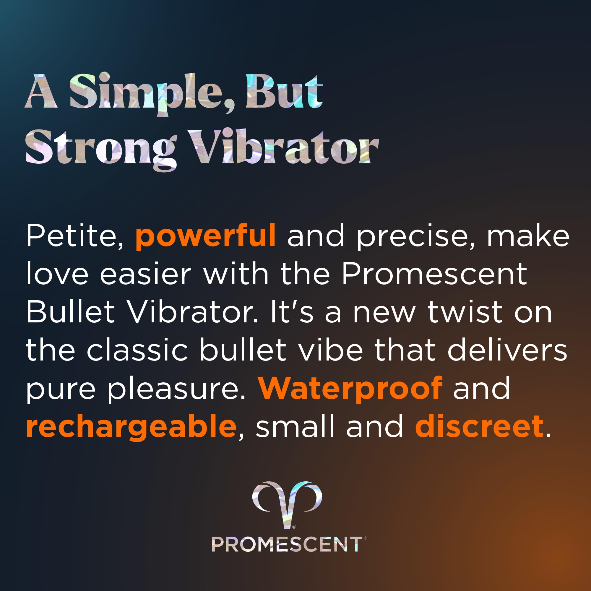 Promescent Vibrator Bullet with 27 Play Modes, Compact Vibrator Wand, Discreet Womens Sex Toys with Multiple Stimulation Settings, Pure Pleasure Sex Toy, Clitoral Stimulator for Women Promescent uk supplements