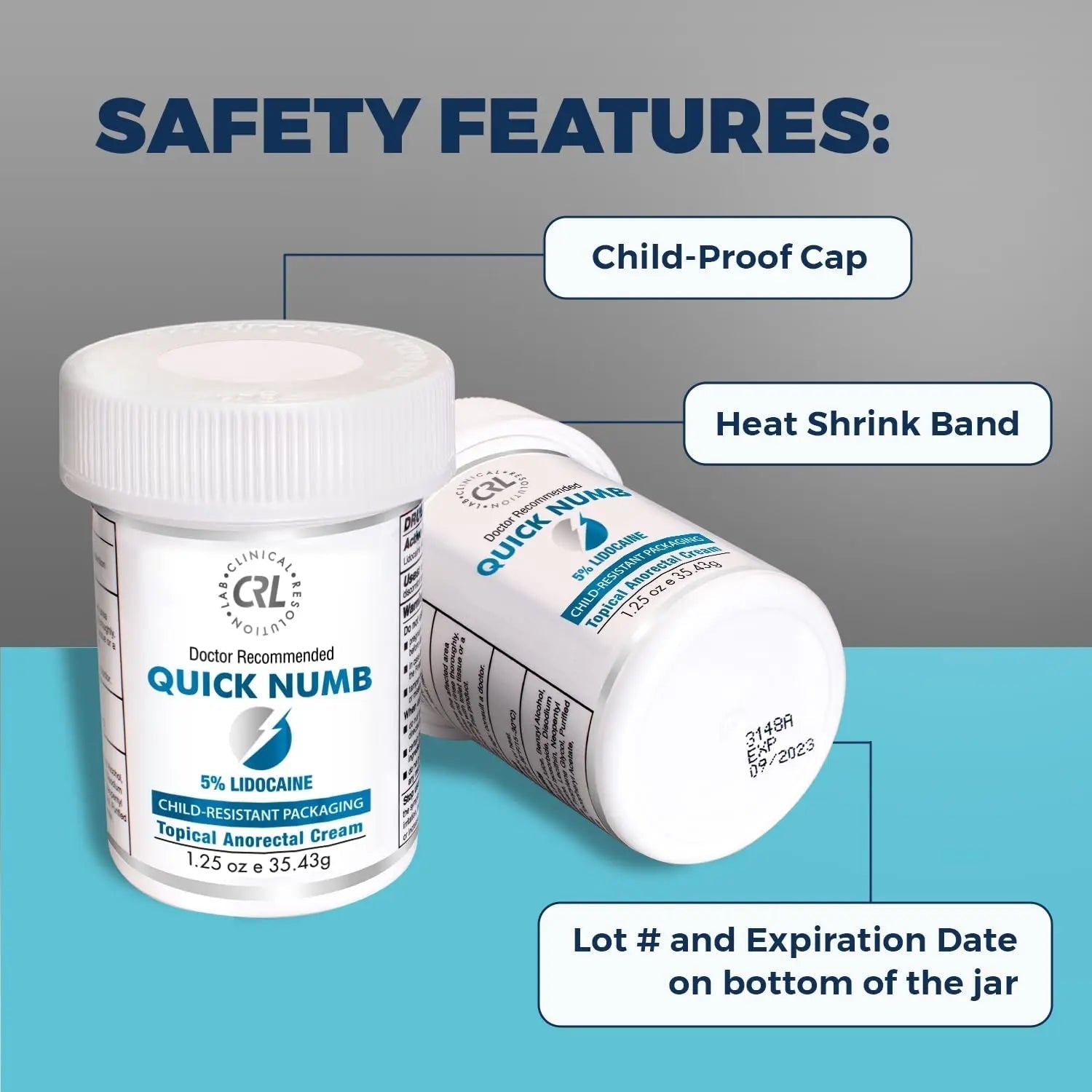 Quick Numb 5% Lidocaine Cream Maximum Strength Liposomal, Fast Itch Burn Pain Relief Cream with Aloe Allantoin Vitamin E, Gentle on Skin Support Healing Hemorrhoid Treatment 1.25 oz Clinical Resolution uk supplements